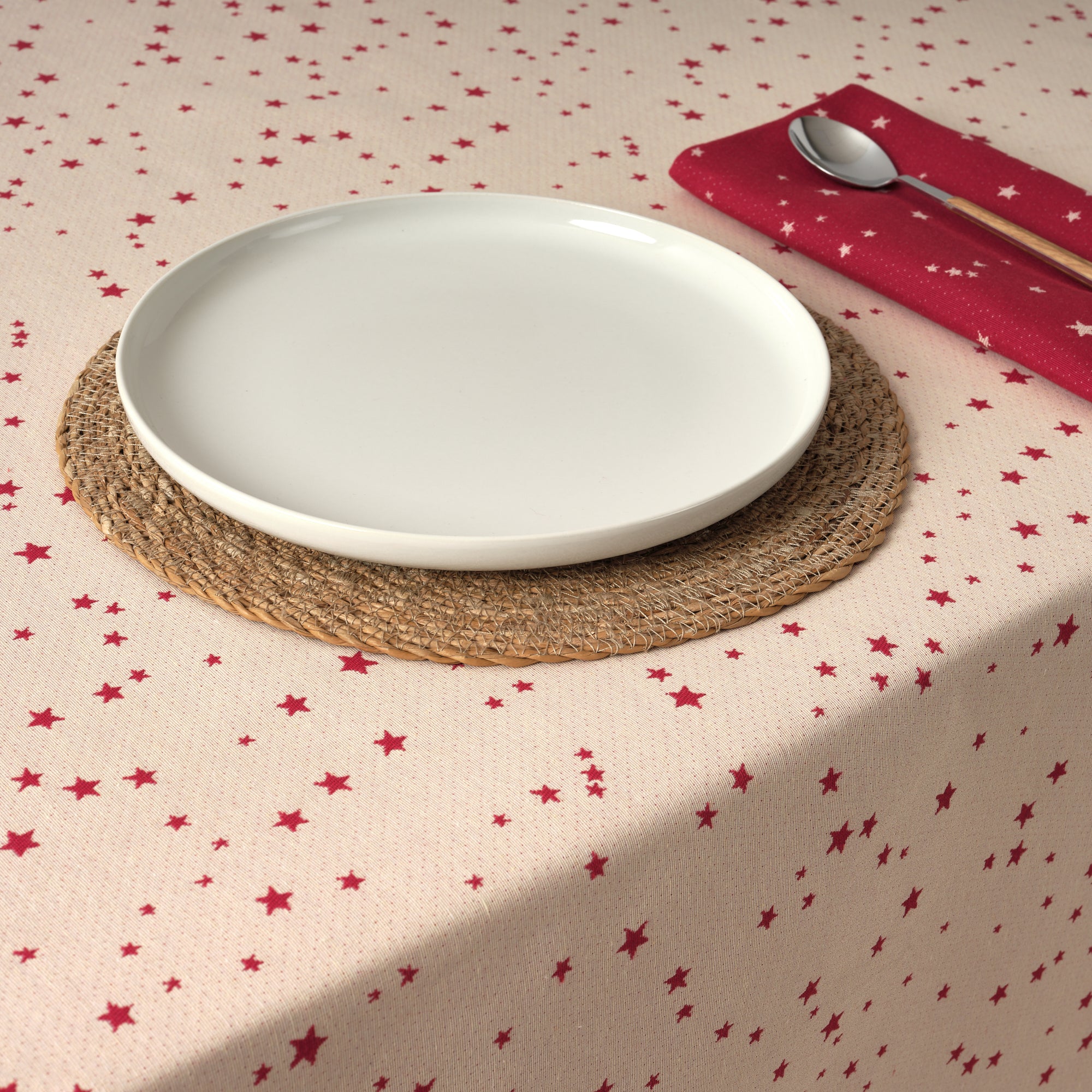 Nappe jacquard réversible antitache 33741