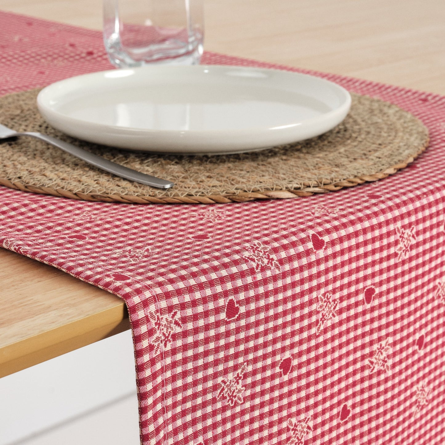 Chemin de table jacquard réversible 33785 45x140 cm
