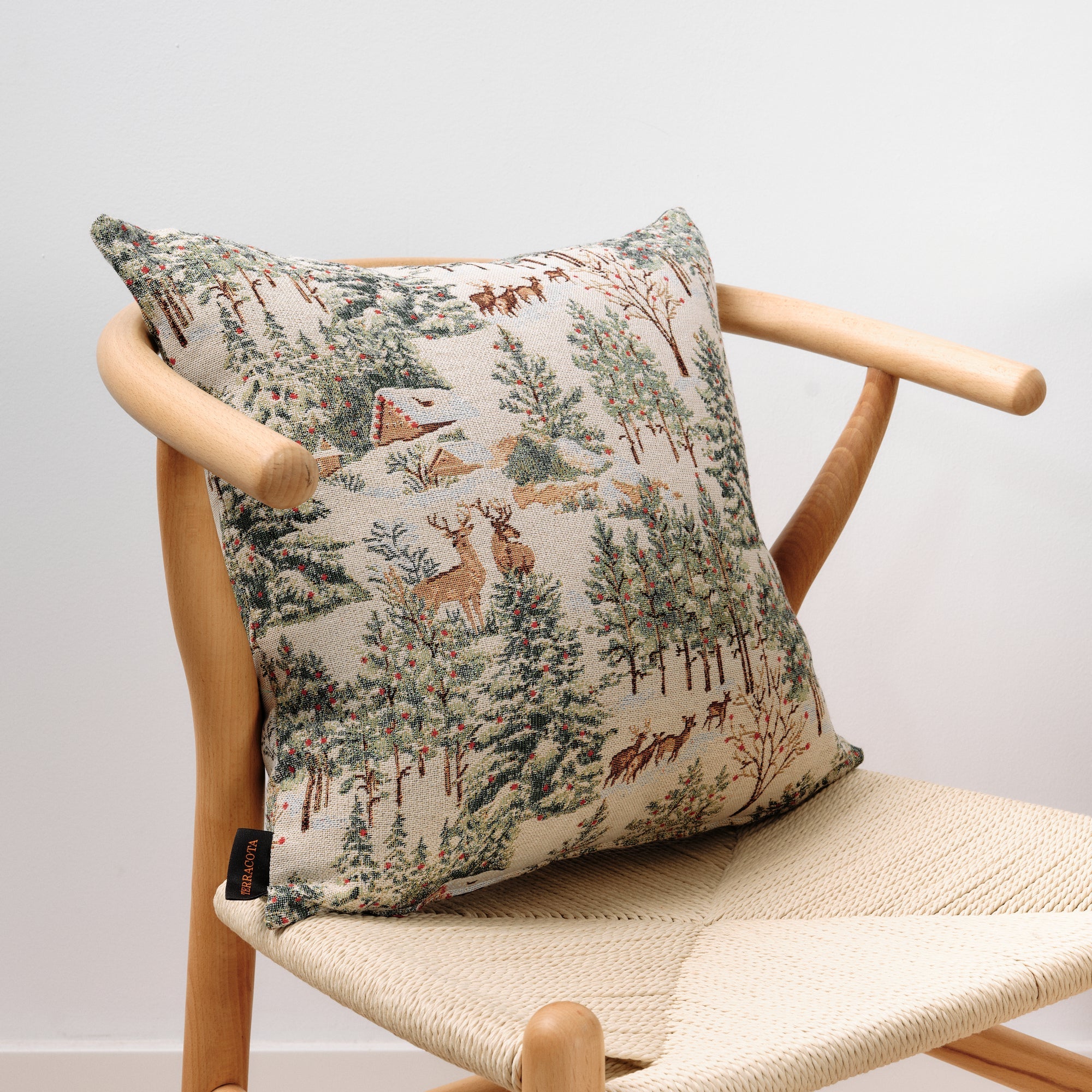 Jacquard cushion cover 45x45 cm 33722B