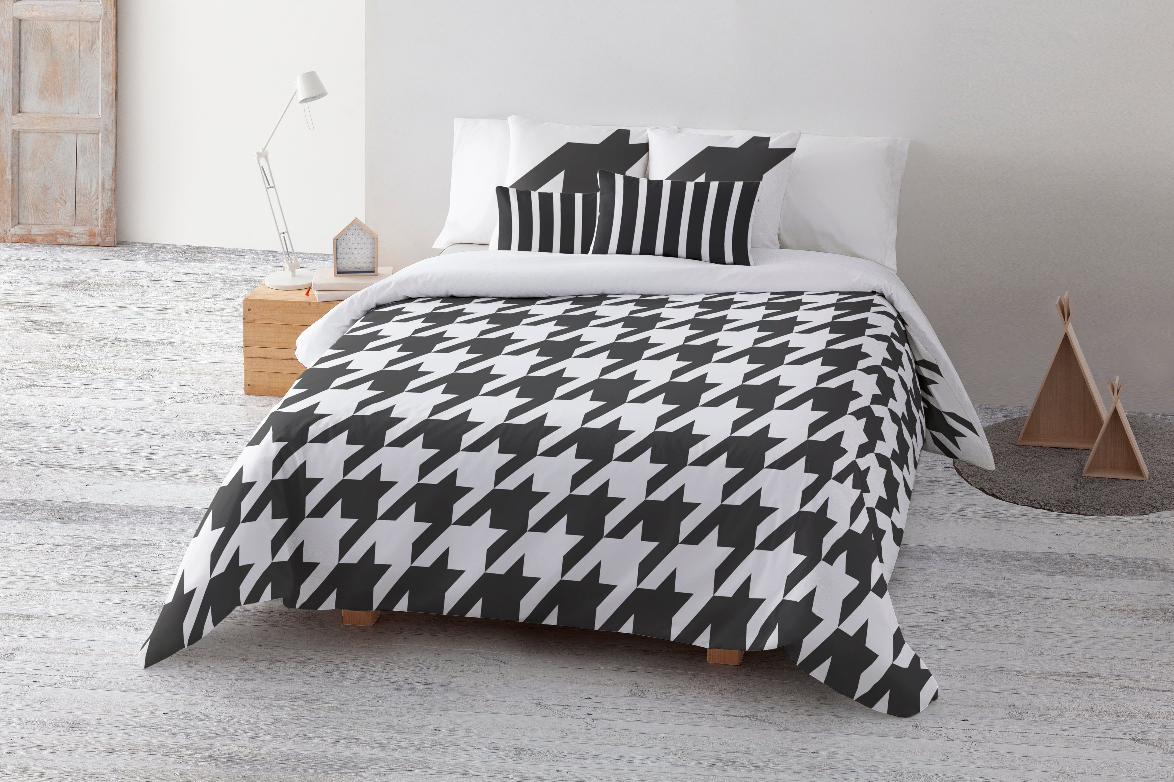 Funda nórdica con botones 100% algodón Bolton