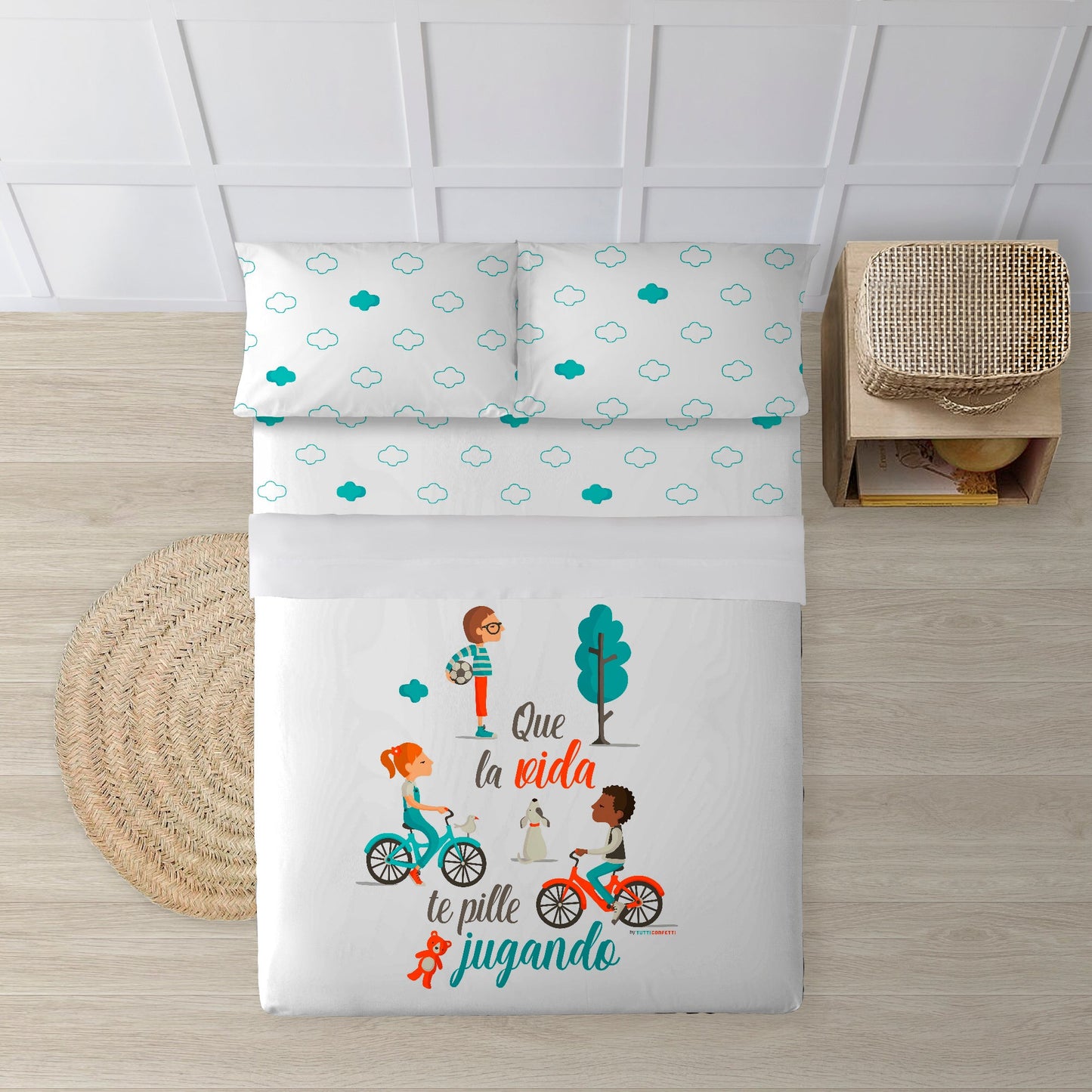 Ensemble de draps 100% coton Jouer
