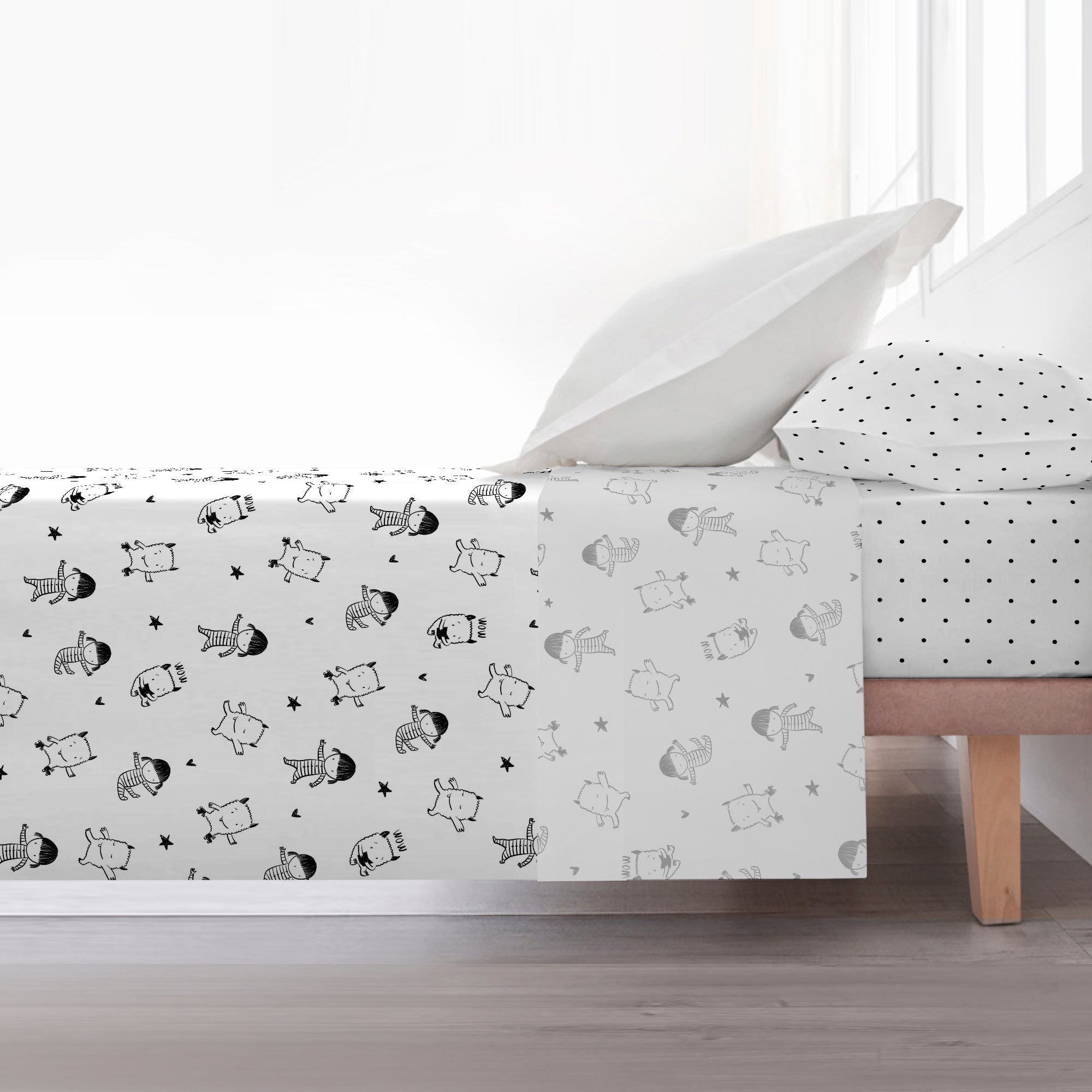 Wow 100% Cotton Sheet Set by Lyona Ivanova