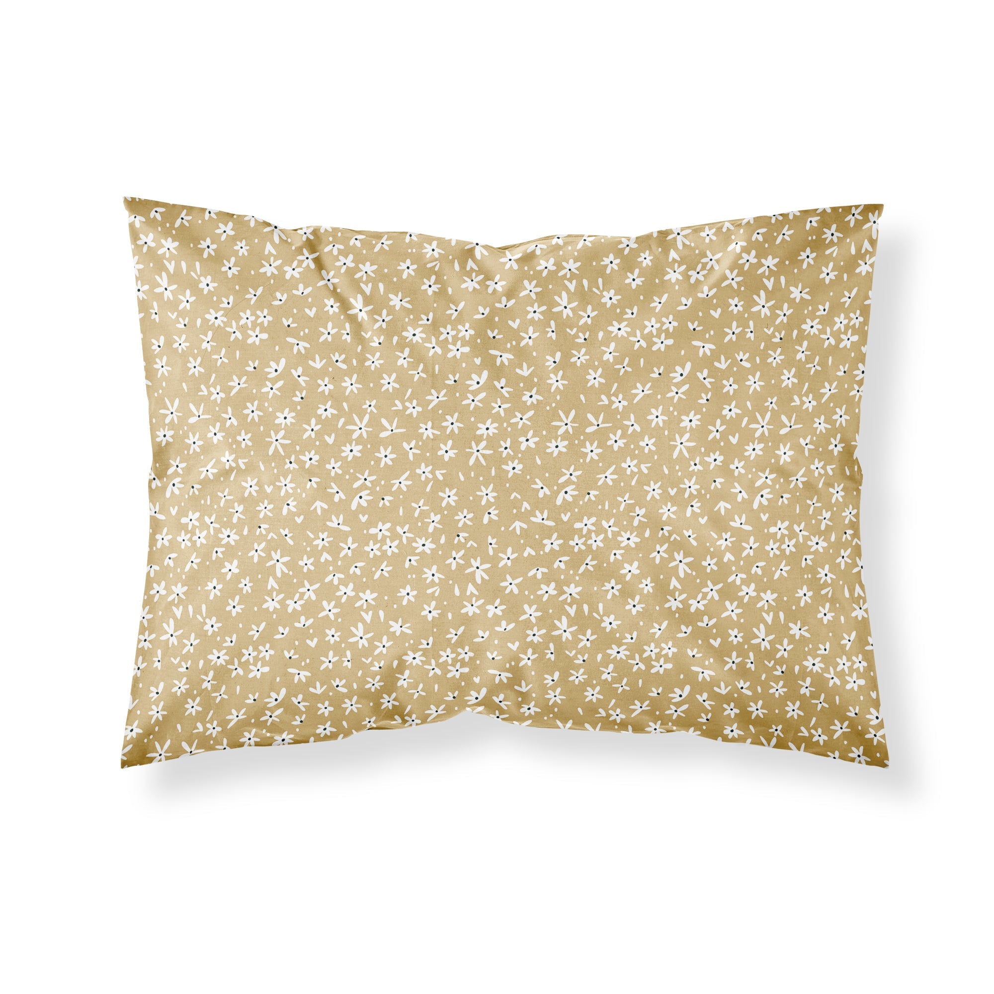 Taie d'Oreiller Provence Moutarde 100% Coton