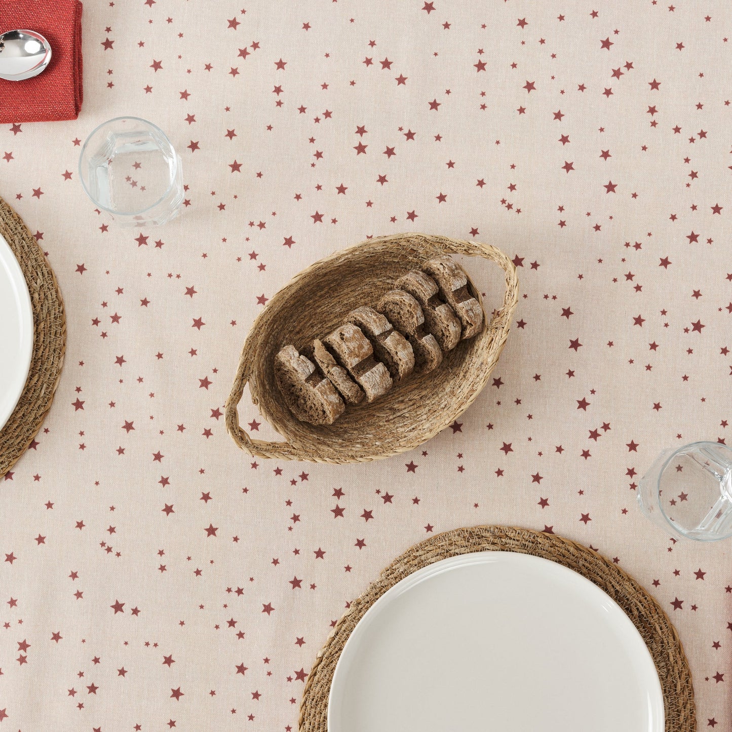 Stain-resistant tablecloth XL Merry Christmas 23