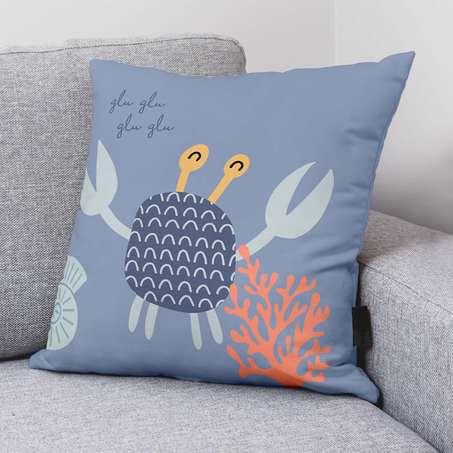 Housse de coussin 100% coton Malu A 50x50 cm