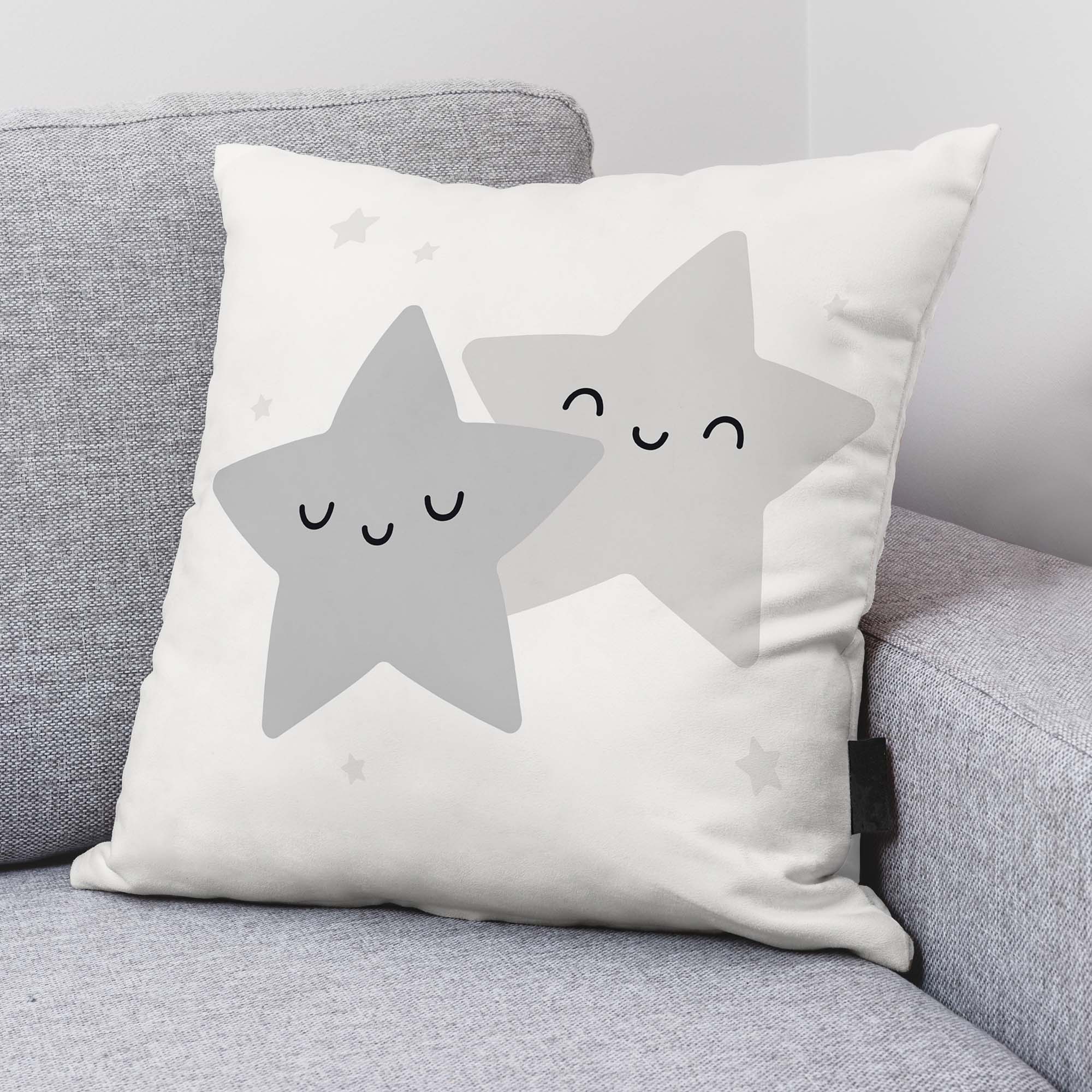 100% cotton cushion cover Nadir A Grey 50x50 cm