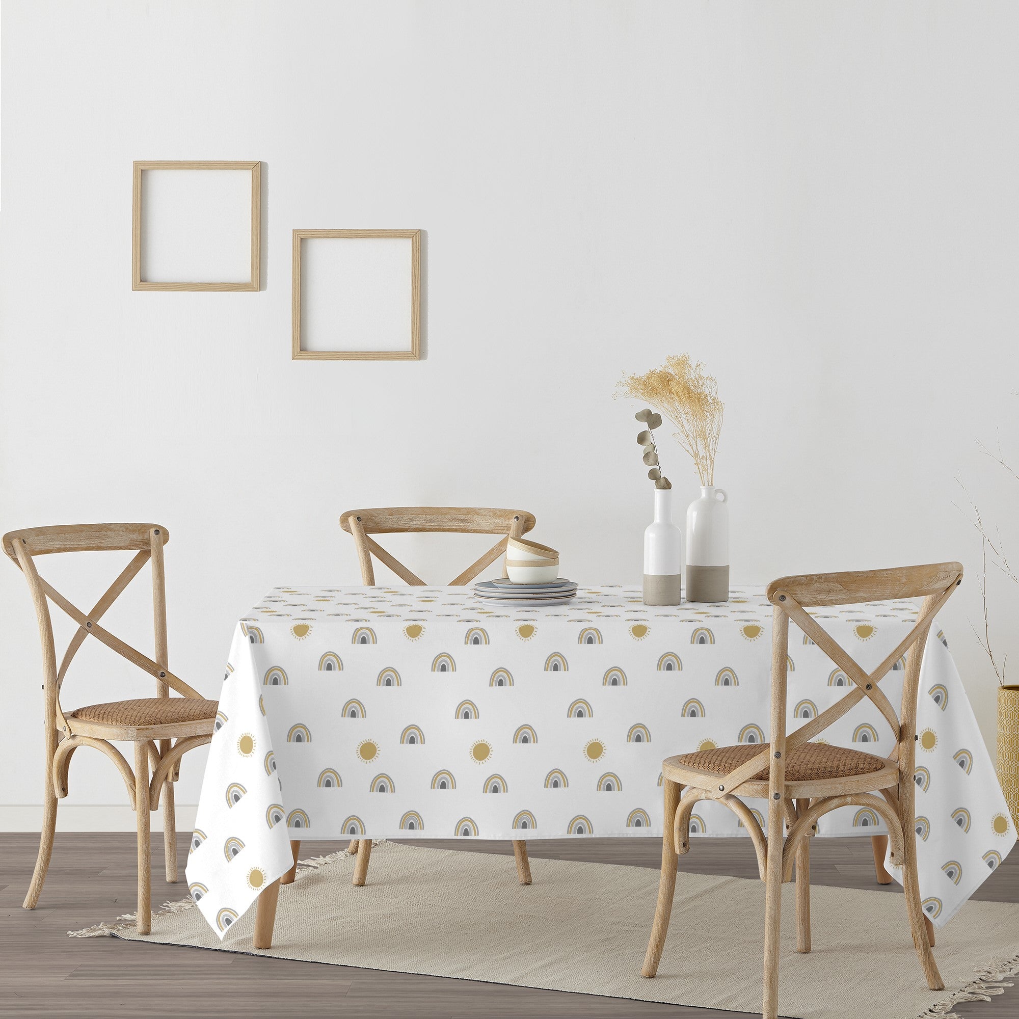 Kairi 100% cotton stain resistant tablecloth