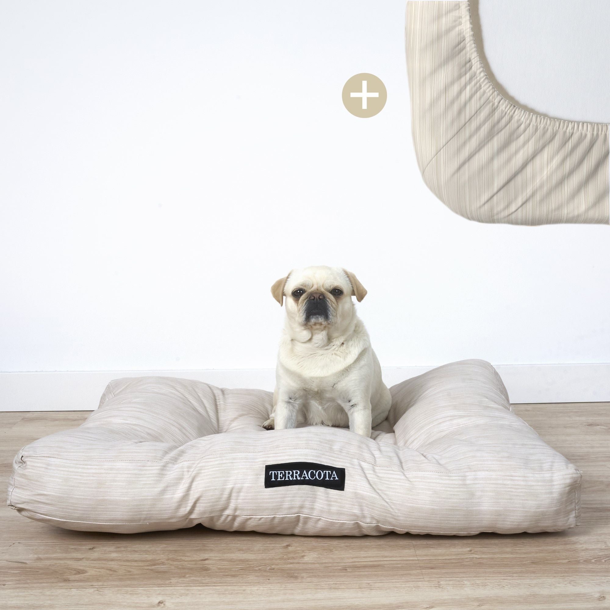 Pack cama para mascota + Protector antimanchas LESA 125 BEIG