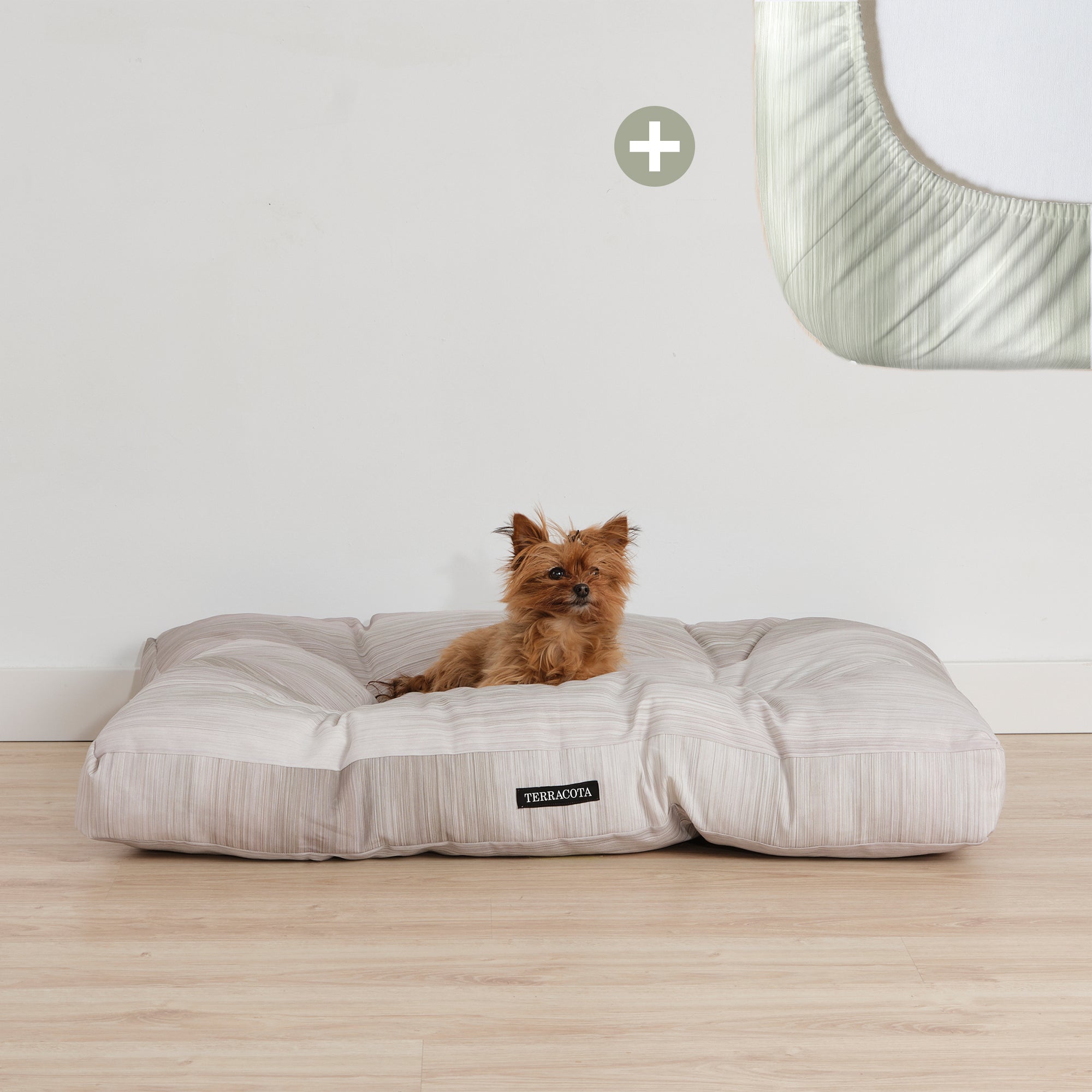 Pack cama para mascota + Protector antimanchas LLUC VERDE
