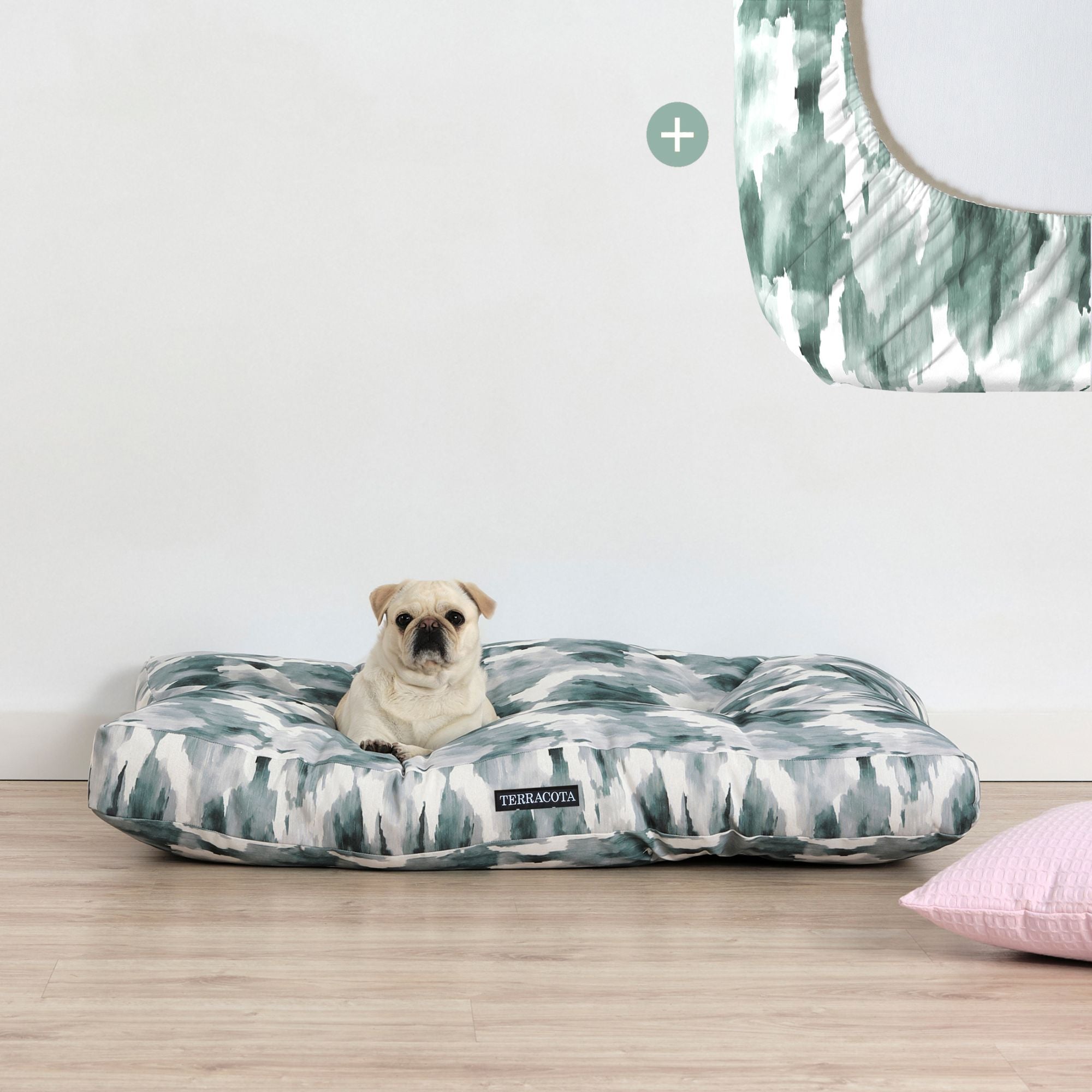 Pack cama para mascota + Protector antimanchas LUTON 12 RED.