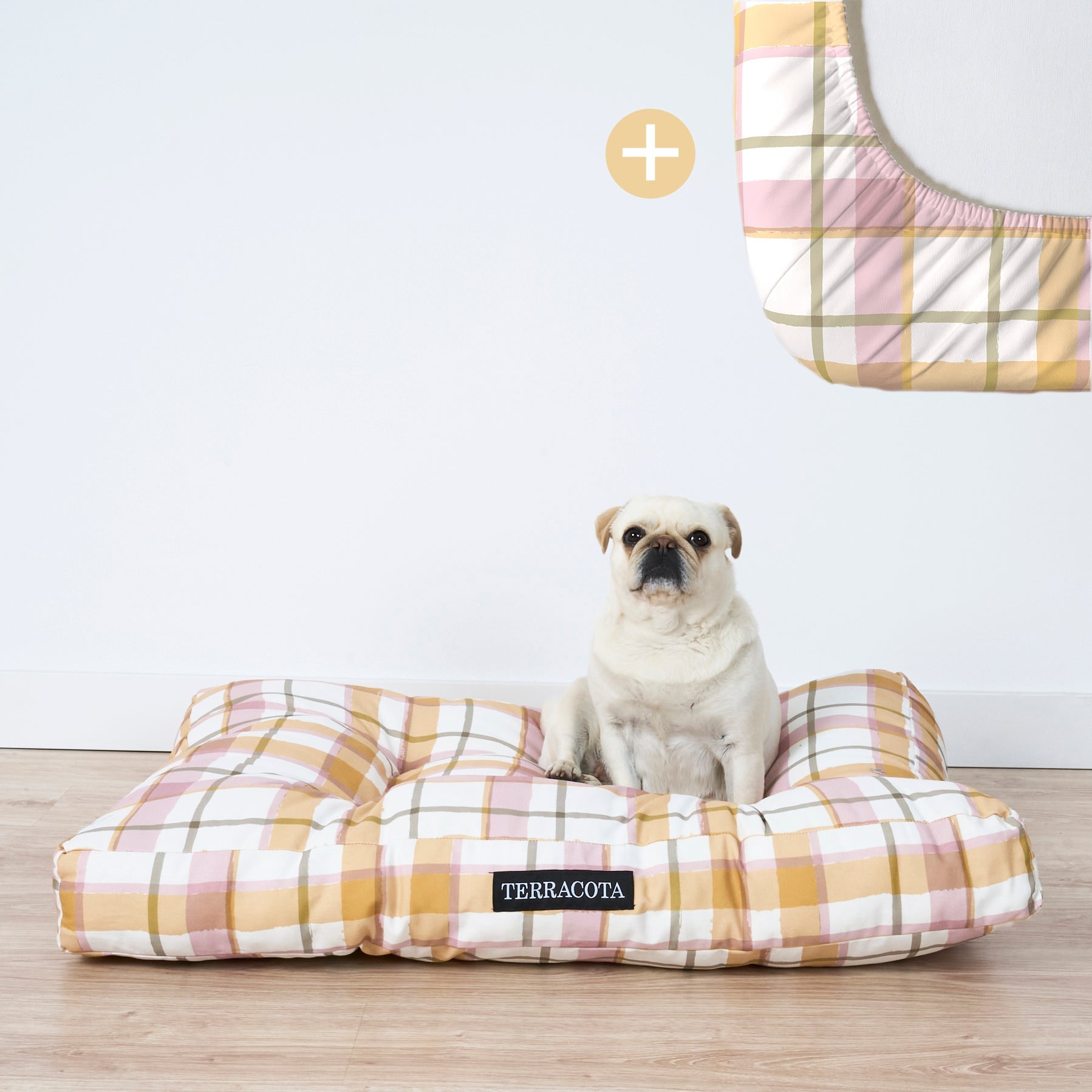 Pack cama para mascota + Protector antimanchas MORELLA A