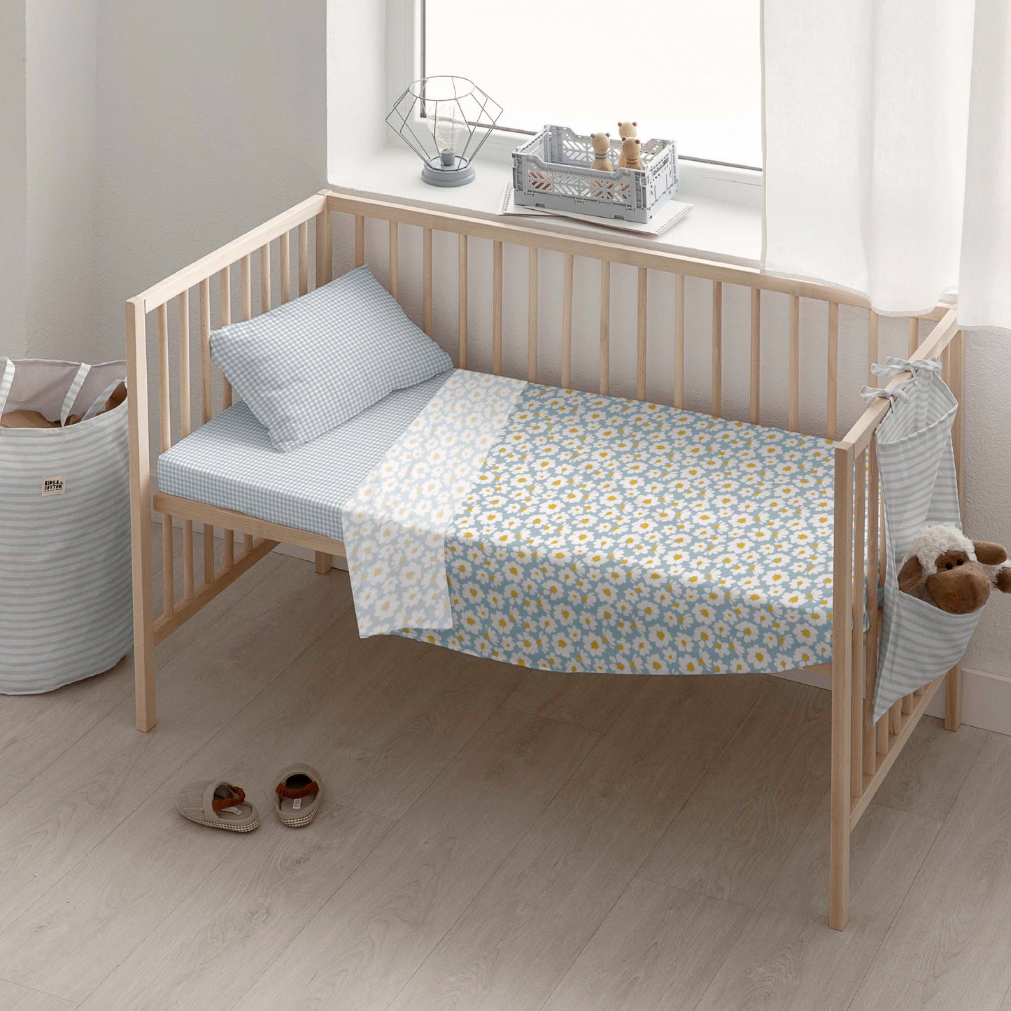 Crib top 100% cotton Xalo Blue