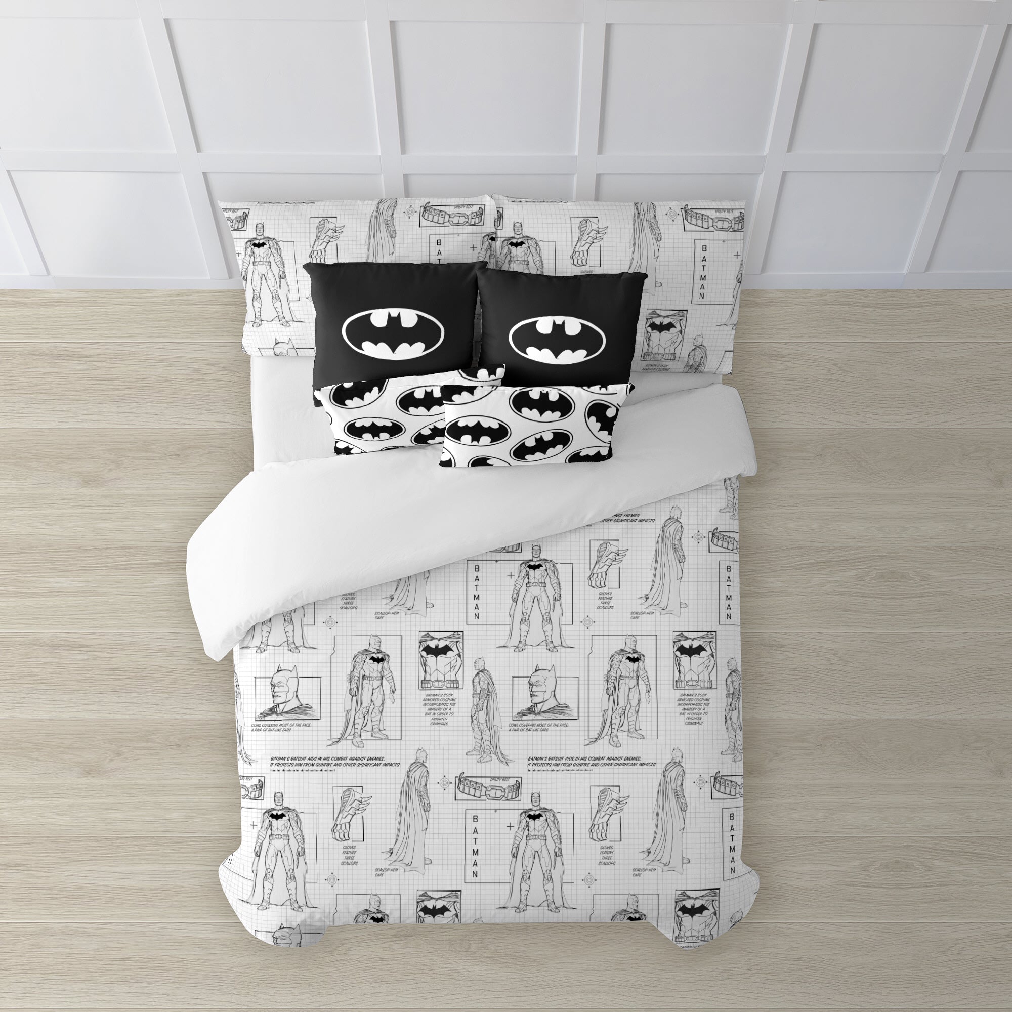 Duvet cover 100% cotton Batman Features