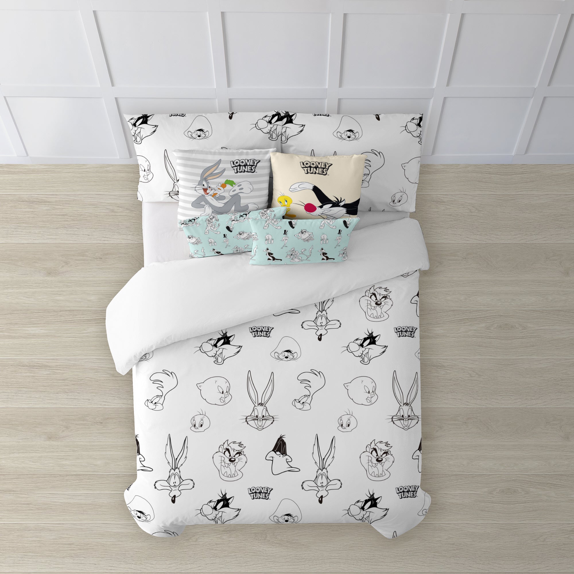 Duvet cover 100% cotton Looney B&W