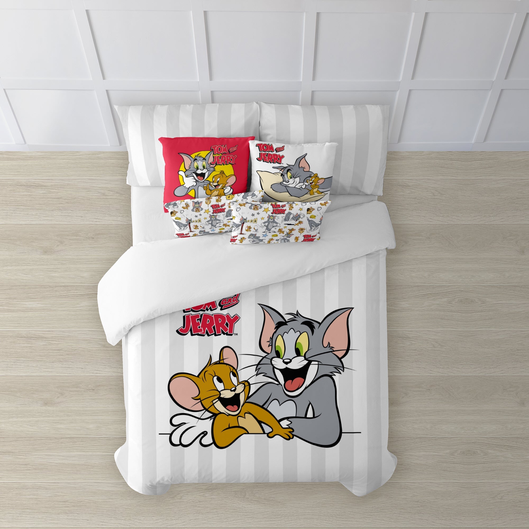 Housse de couette 100% coton Tom & Jerry Basic