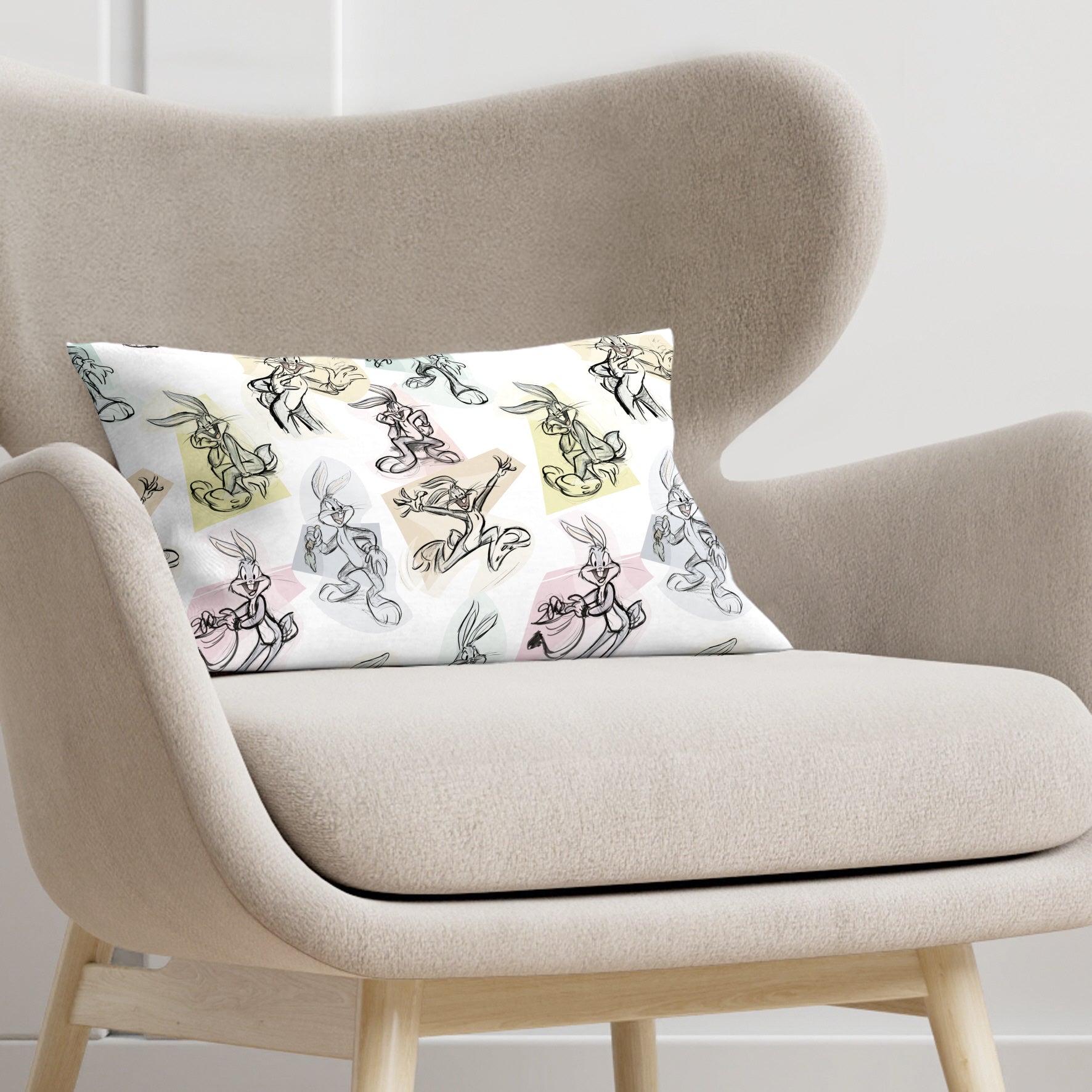 100% Cotton Cushion Cover 30x50 cm Looney Tunes C