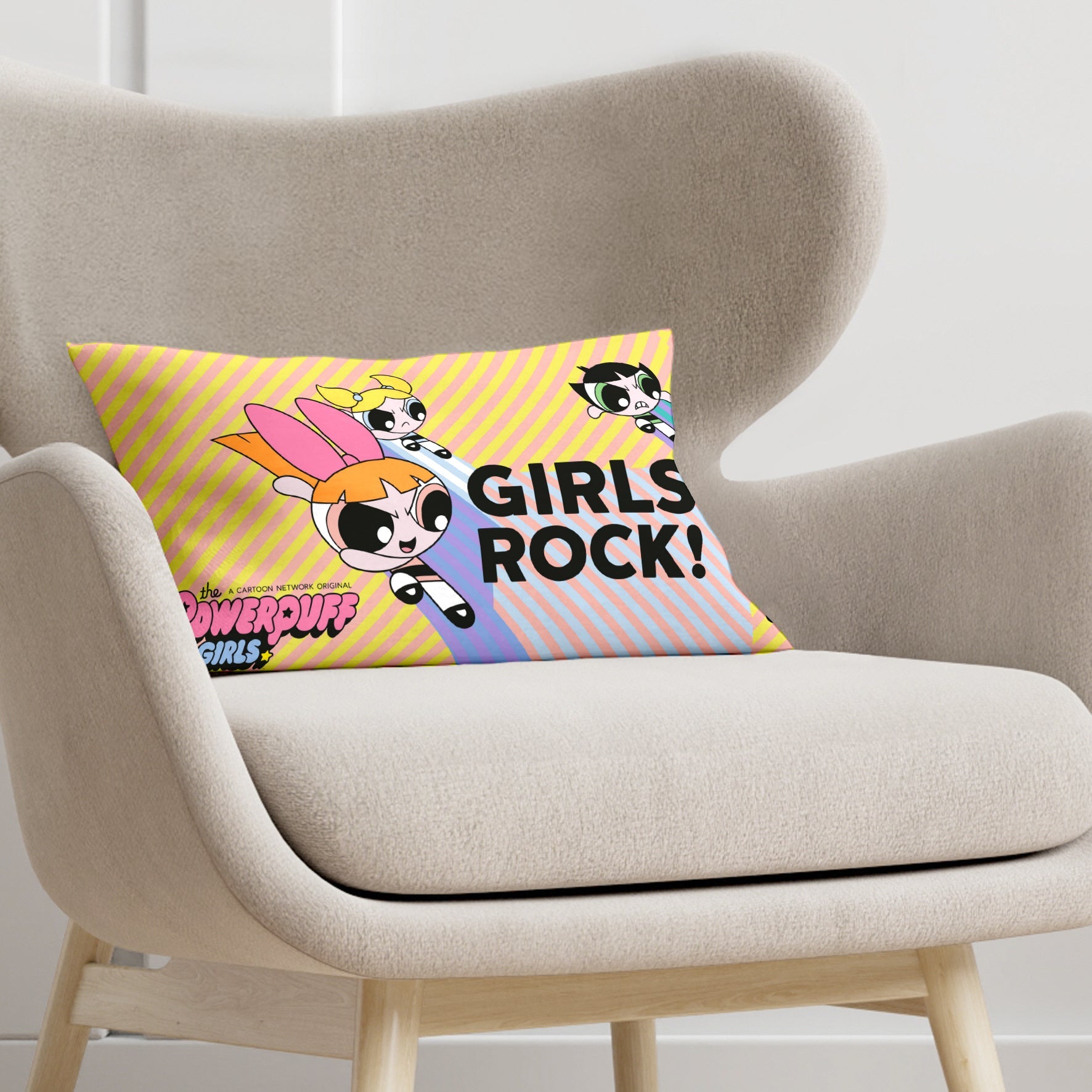 Housse de coussin 100% Coton 30x50 cm Girls Rock C
