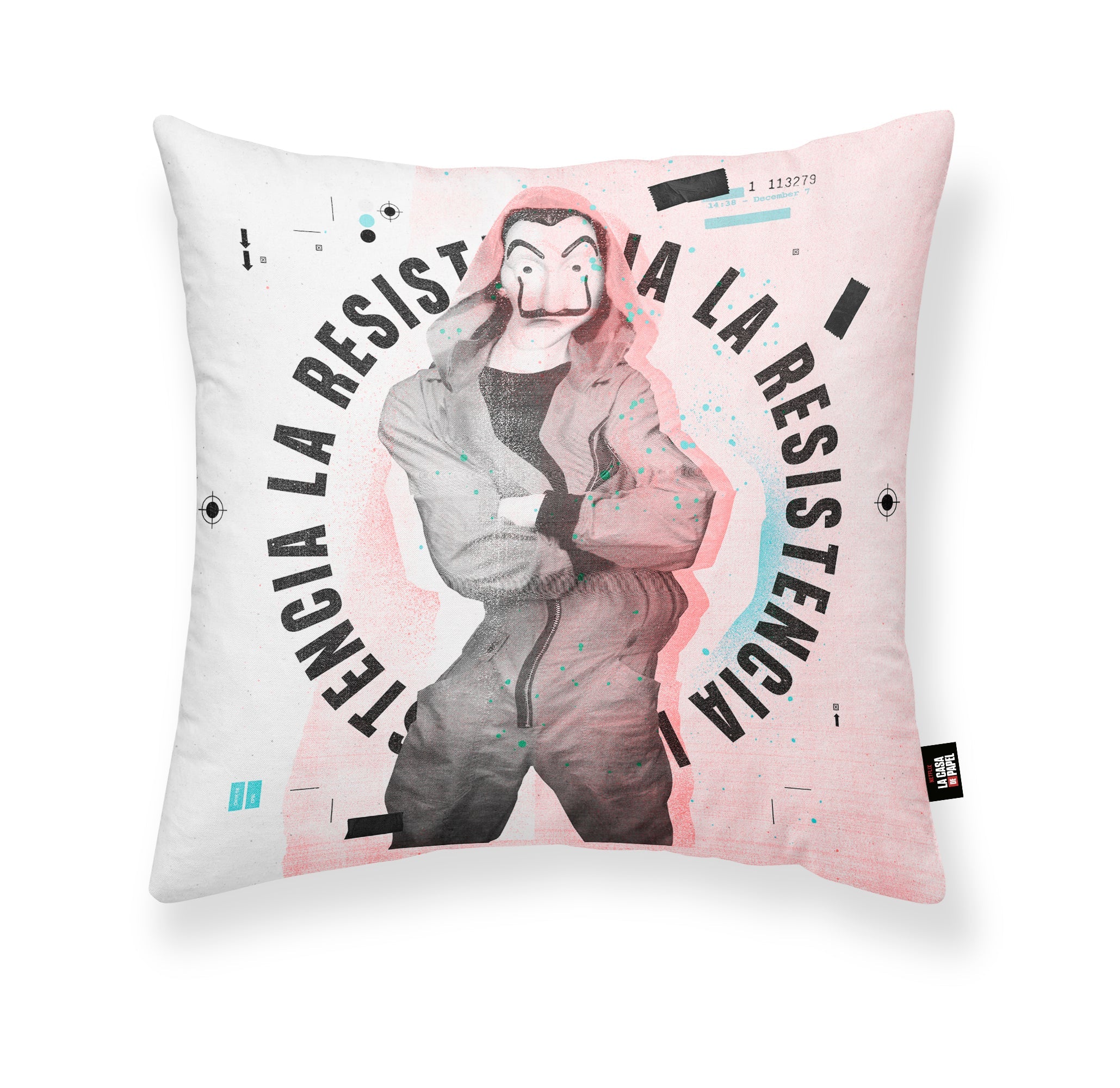 Housse de coussin 100% Coton 45x45 cm Aïkido A