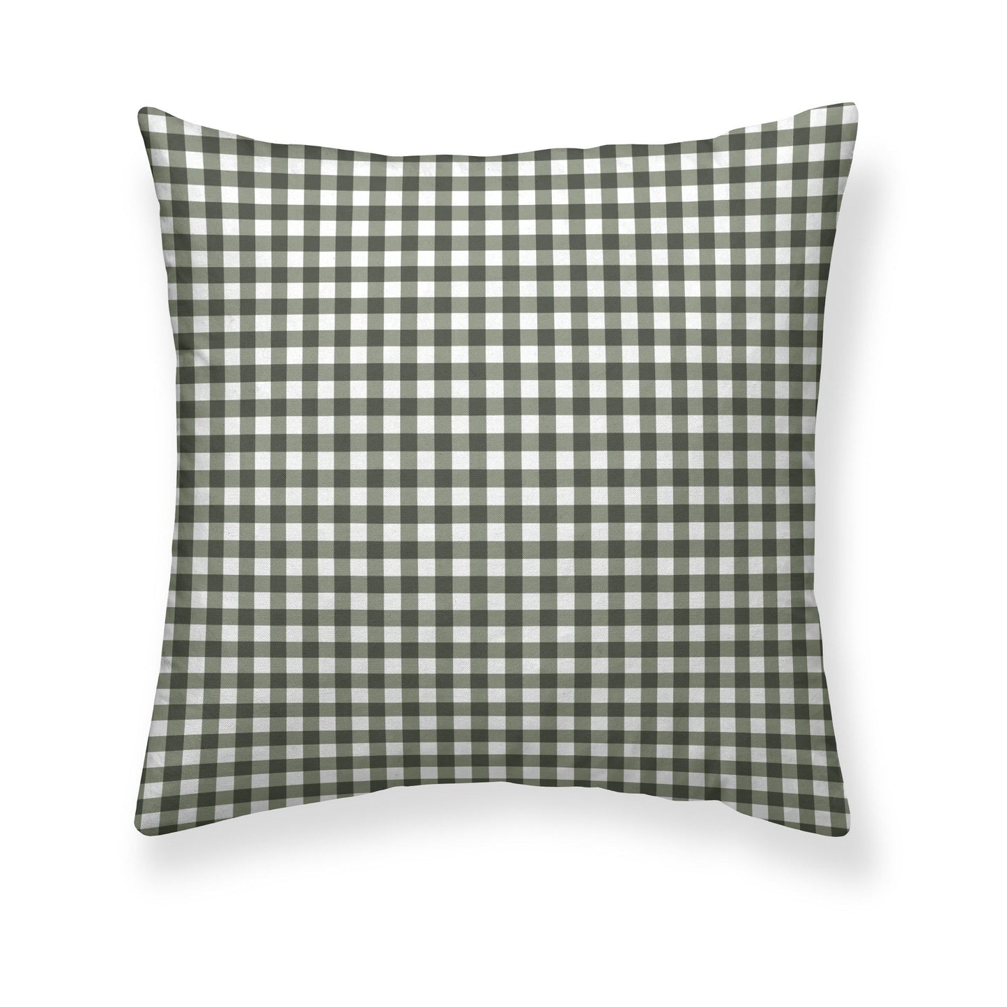 Funda de almohada 100% algodón Xmas Vichy Verde