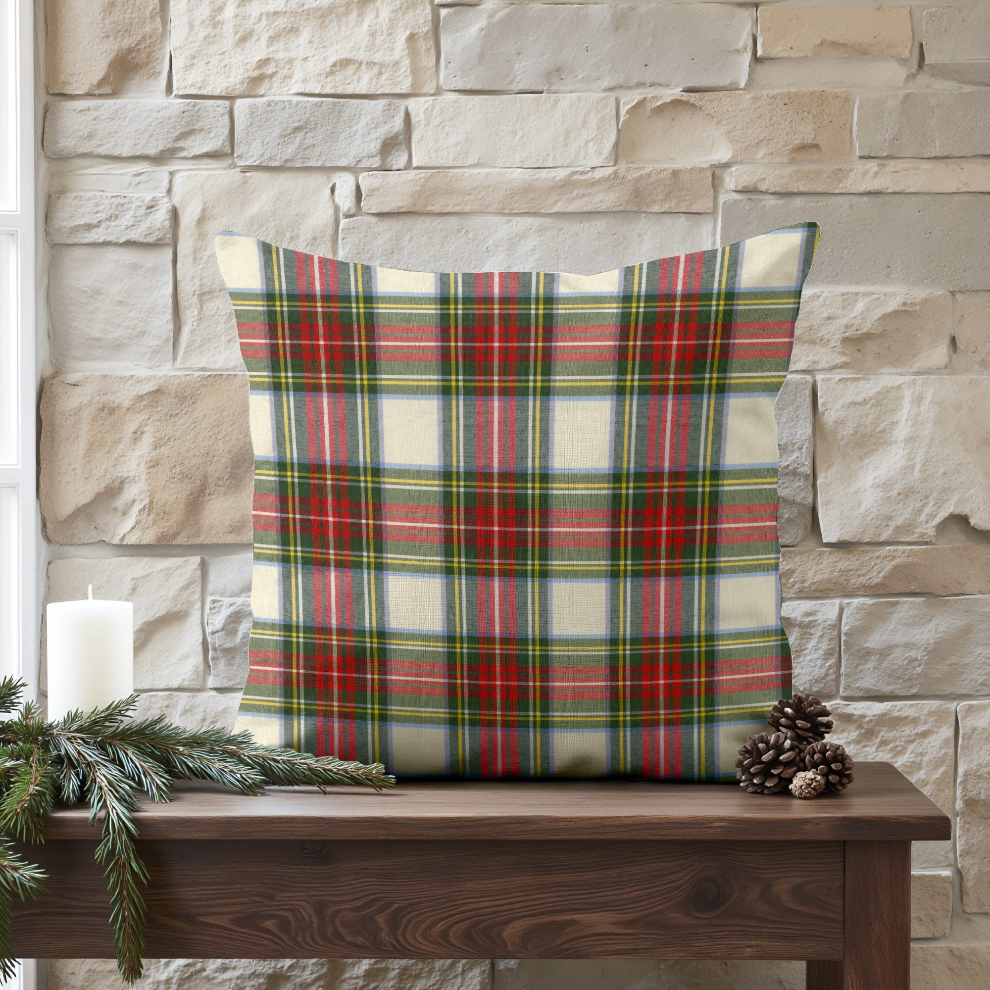 Housse de coussin 100% coton Noël Cabal 02 50x50 cm