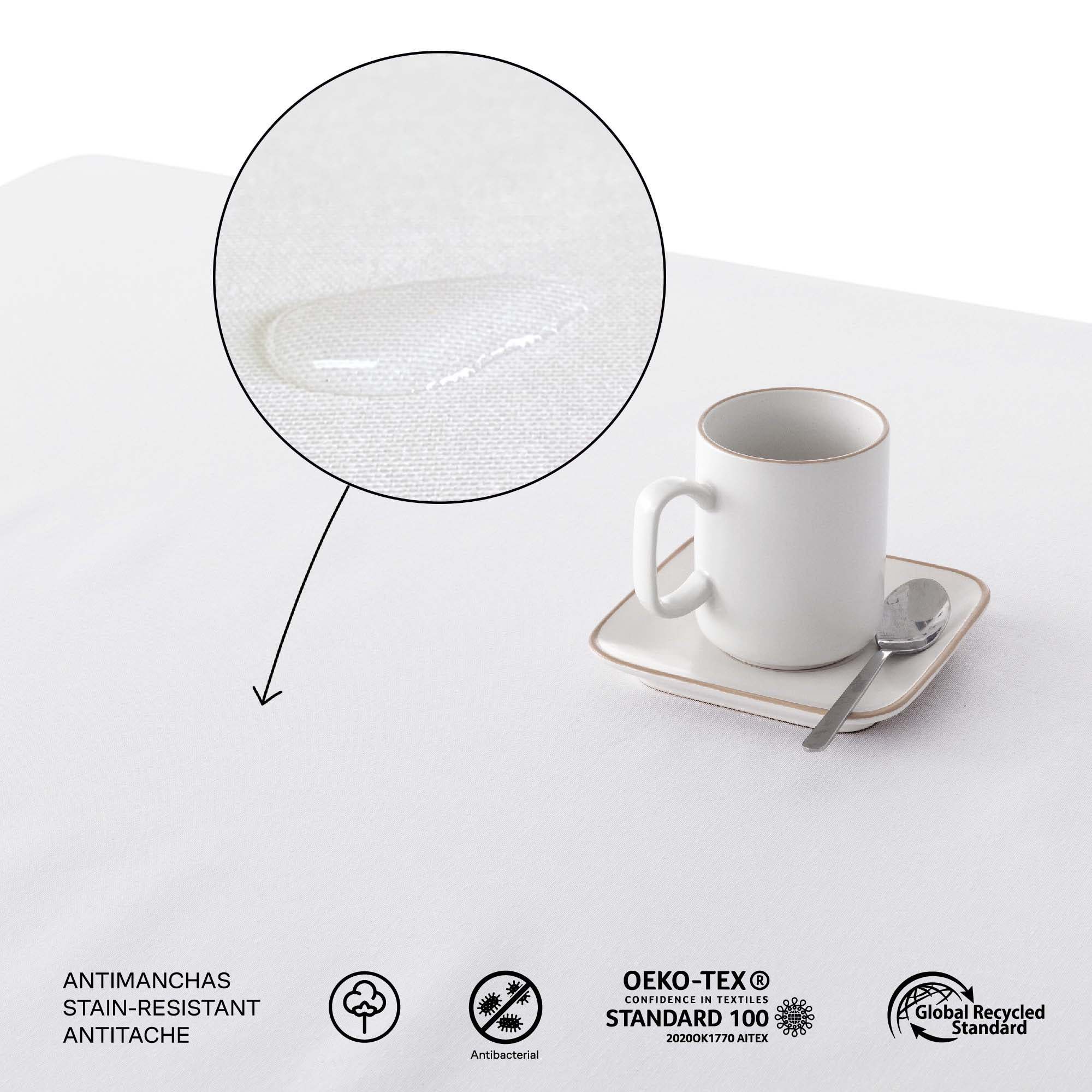 Stain-resistant tablecloth 0120-342