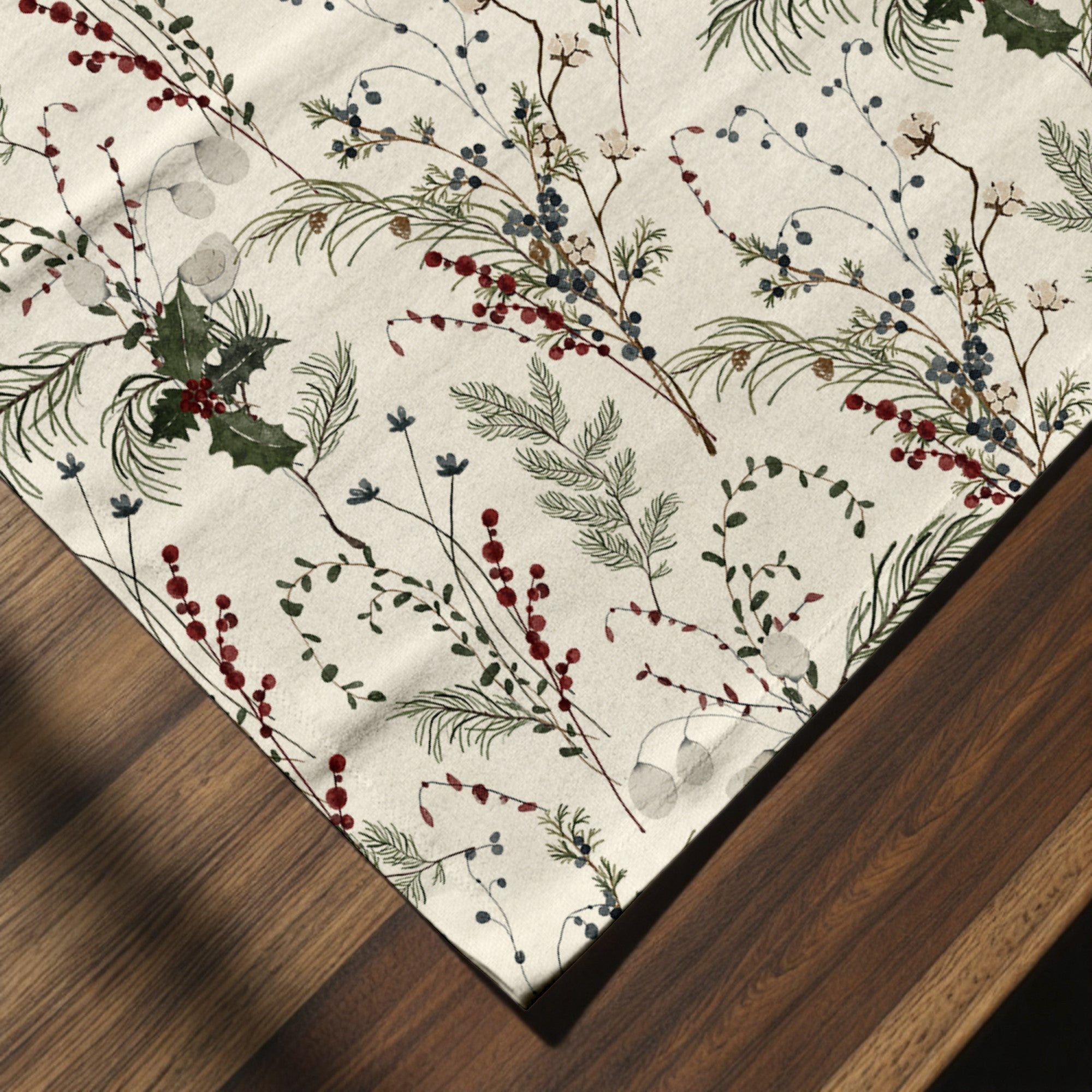 Mantel individual antimanchas pack 2 unidades Christmas Muerdago 2-100