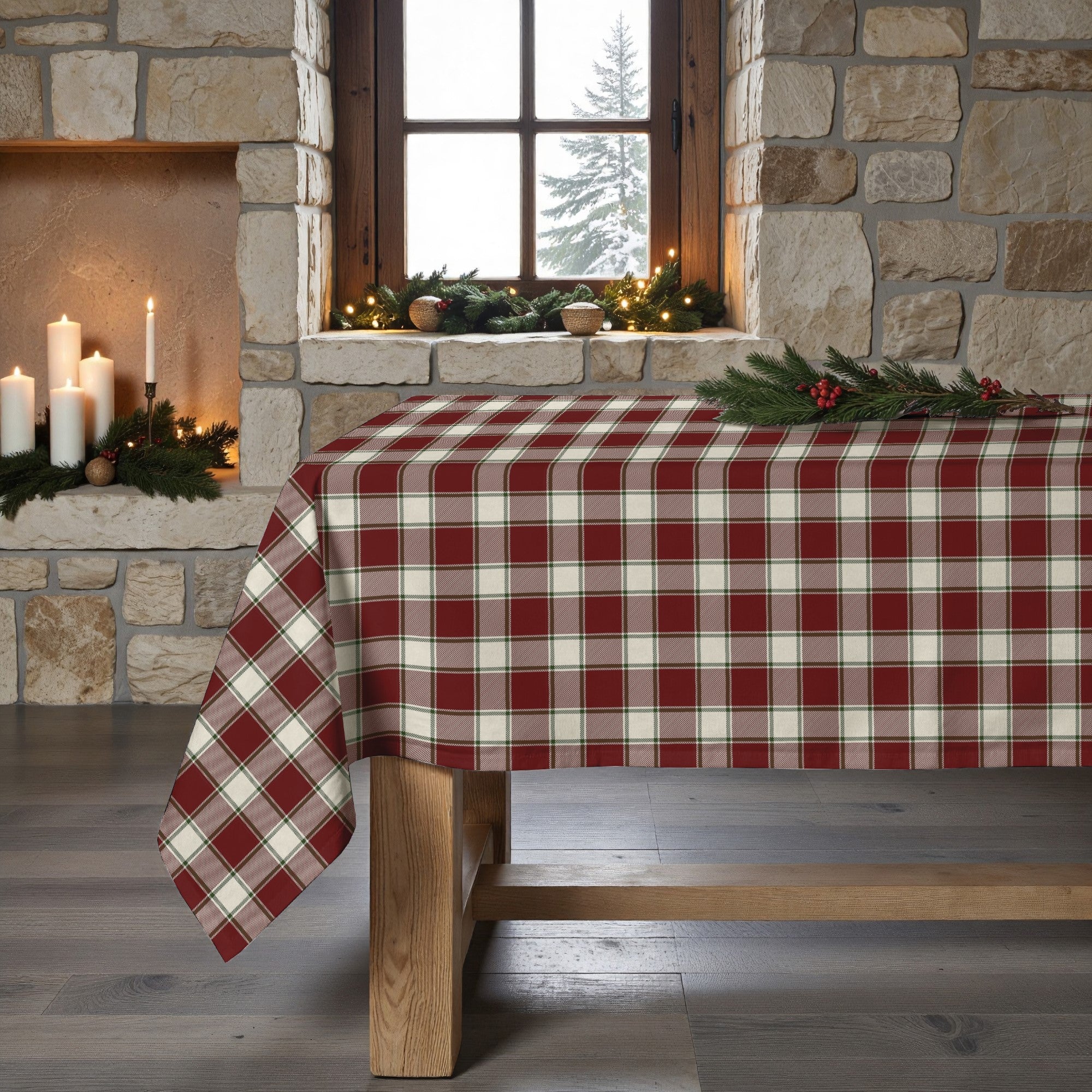 Mantel antimanchas Christmas wish 13 1225