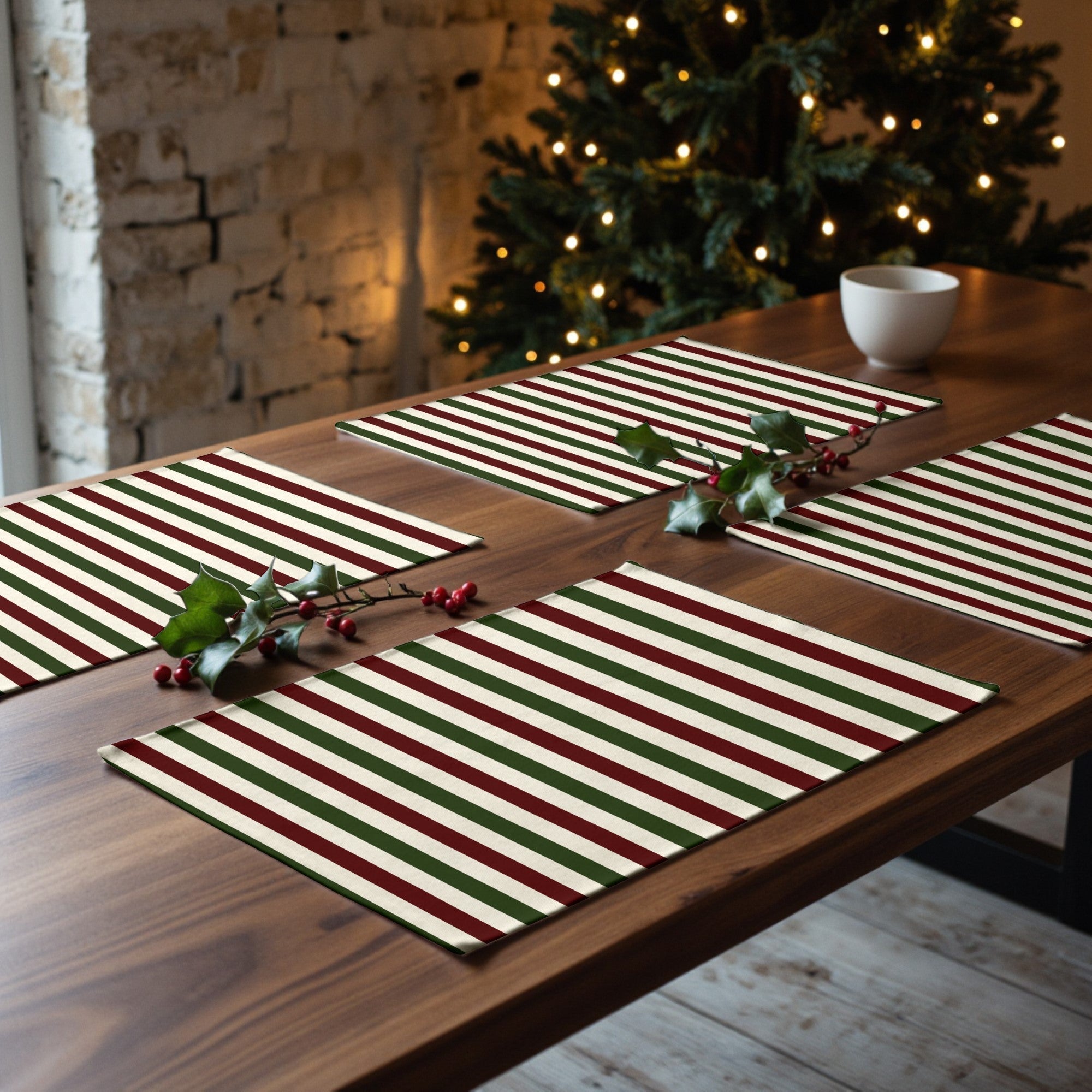 Mantel individual antimanchas pack 2 unidades Christmas Wish 14 1225