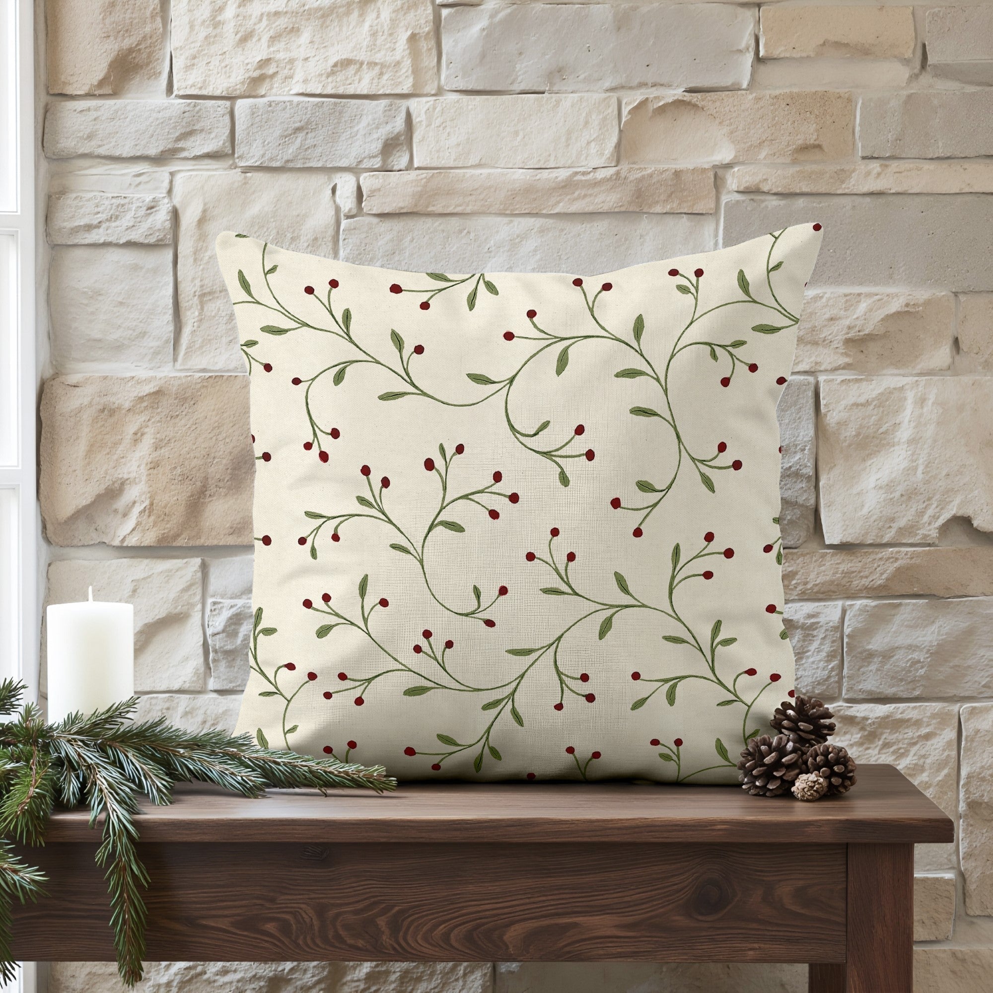 Funda de cojín 100% algodón Christmas Wish 2 50x50 cm