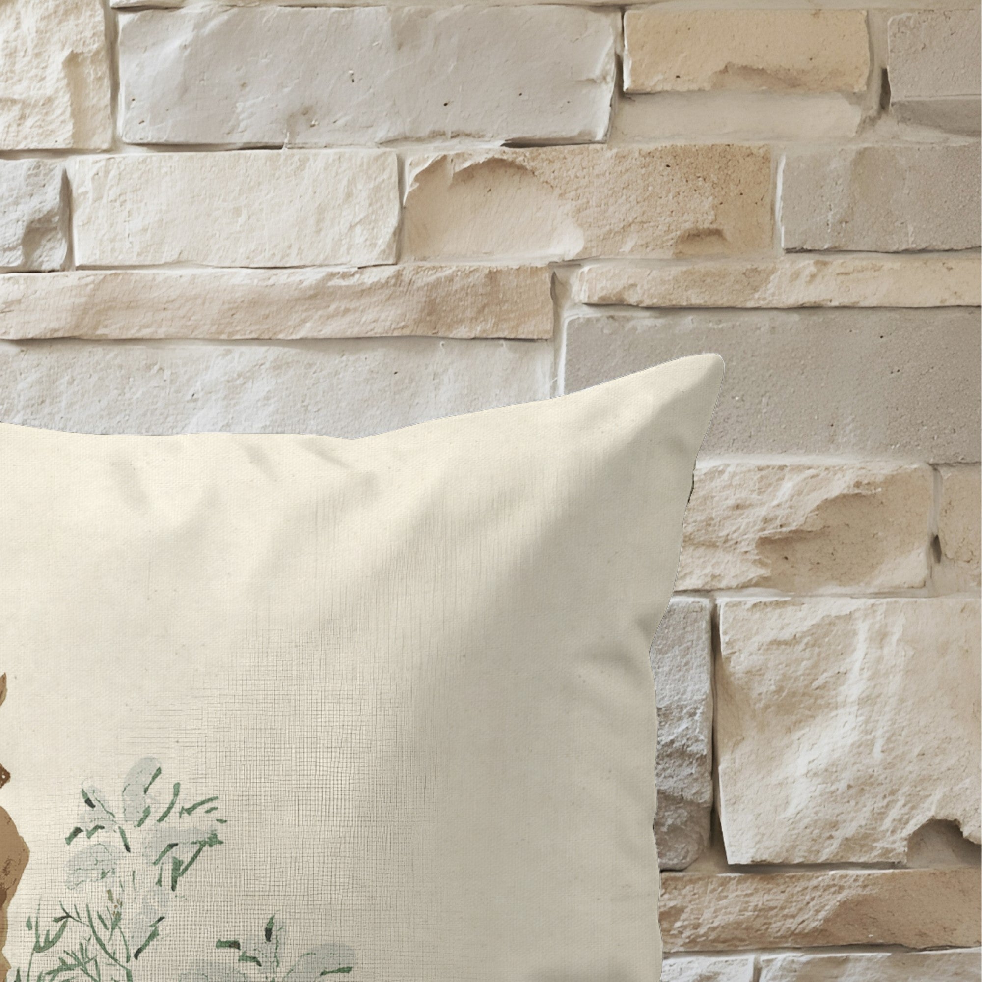 Funda de cojín 100% algodón Christmas Ciervo B 50x50 cm