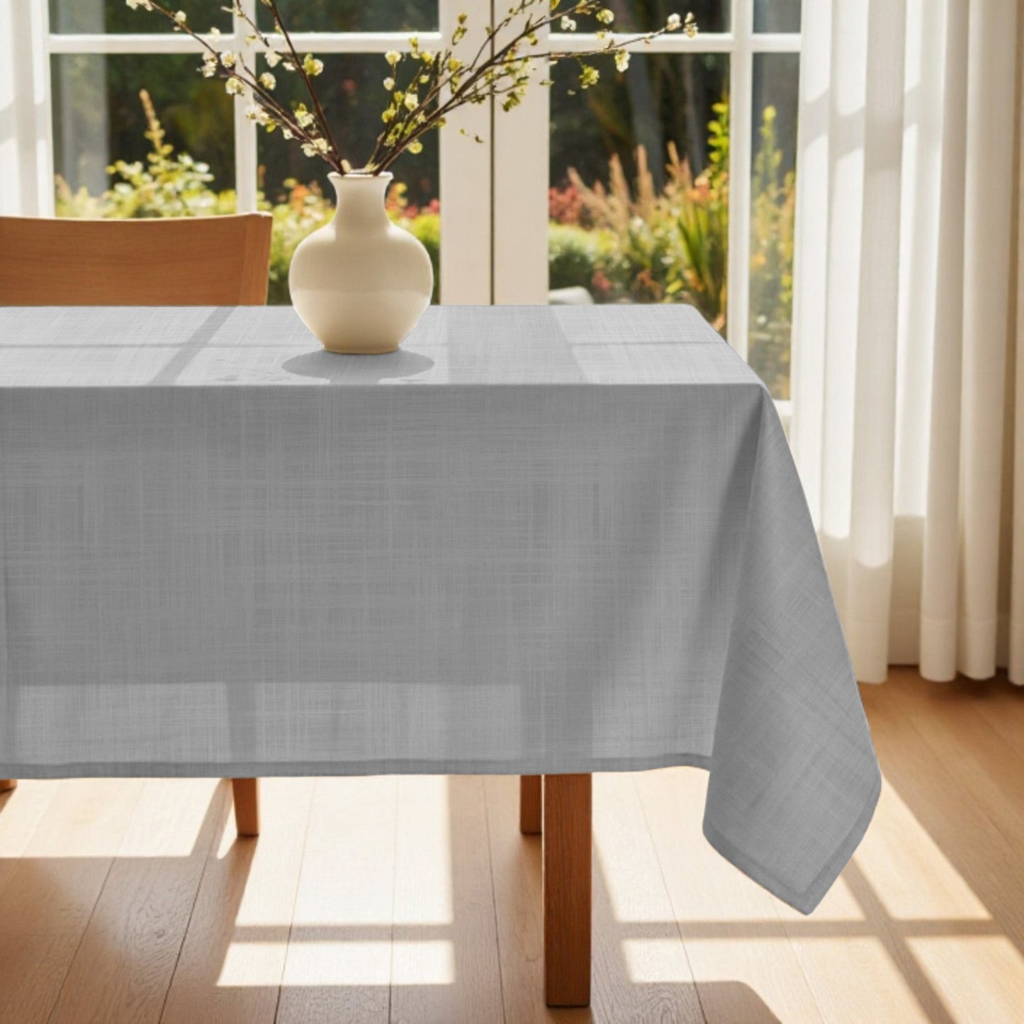 Mantel antimanchas XL Gris Medio