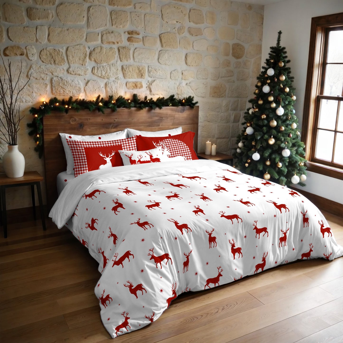 Housse de couette à clics 100% Laponie 100