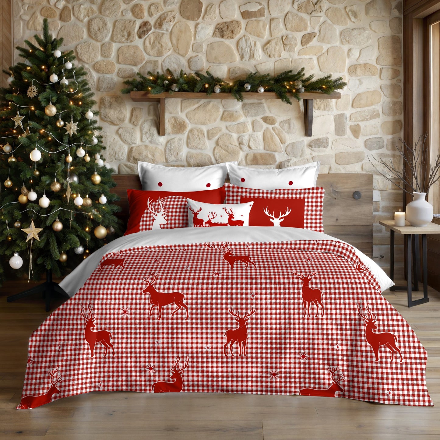 Housse de couette à clics 100% Laponie 102