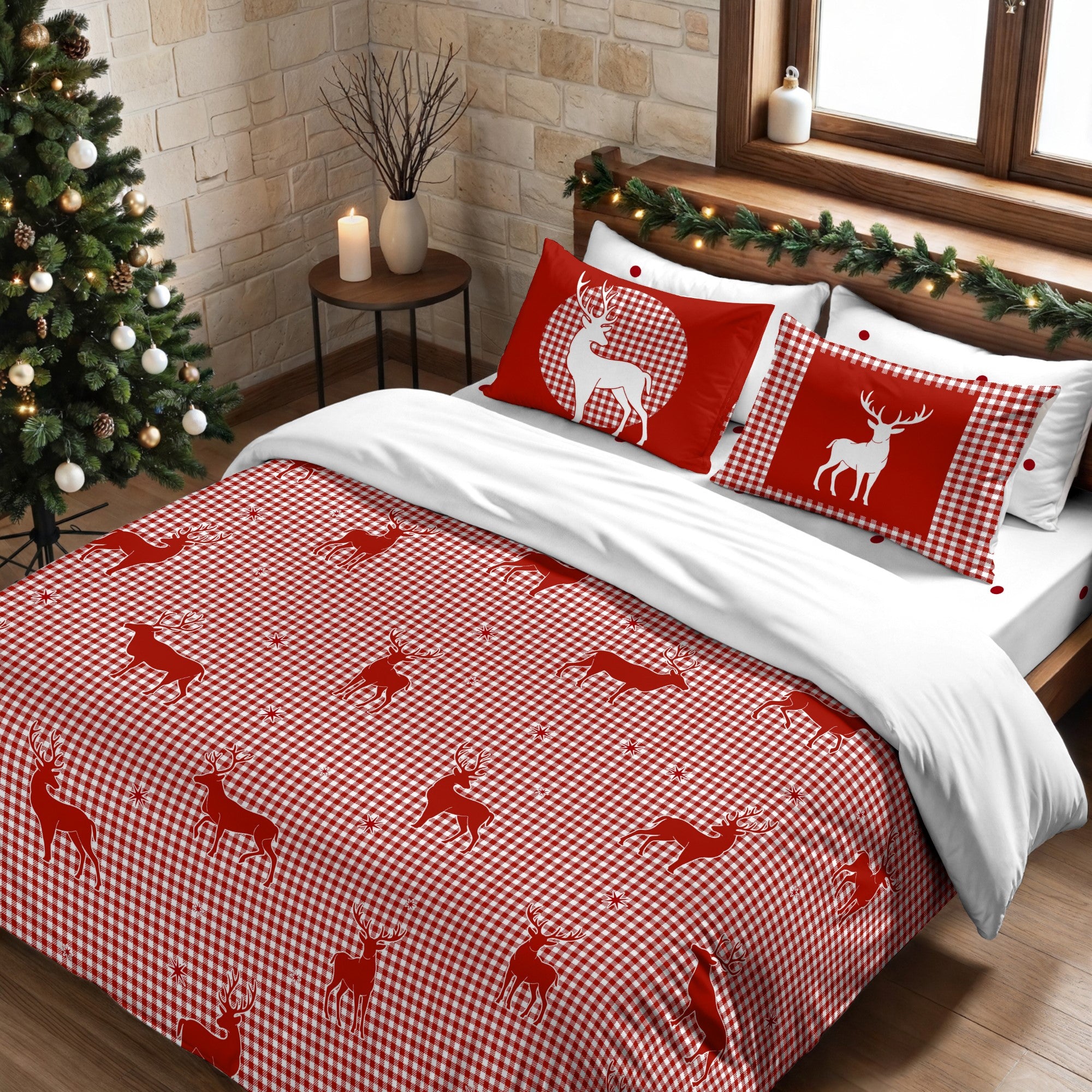 Duvet cover with clicks 100% Lapland 102