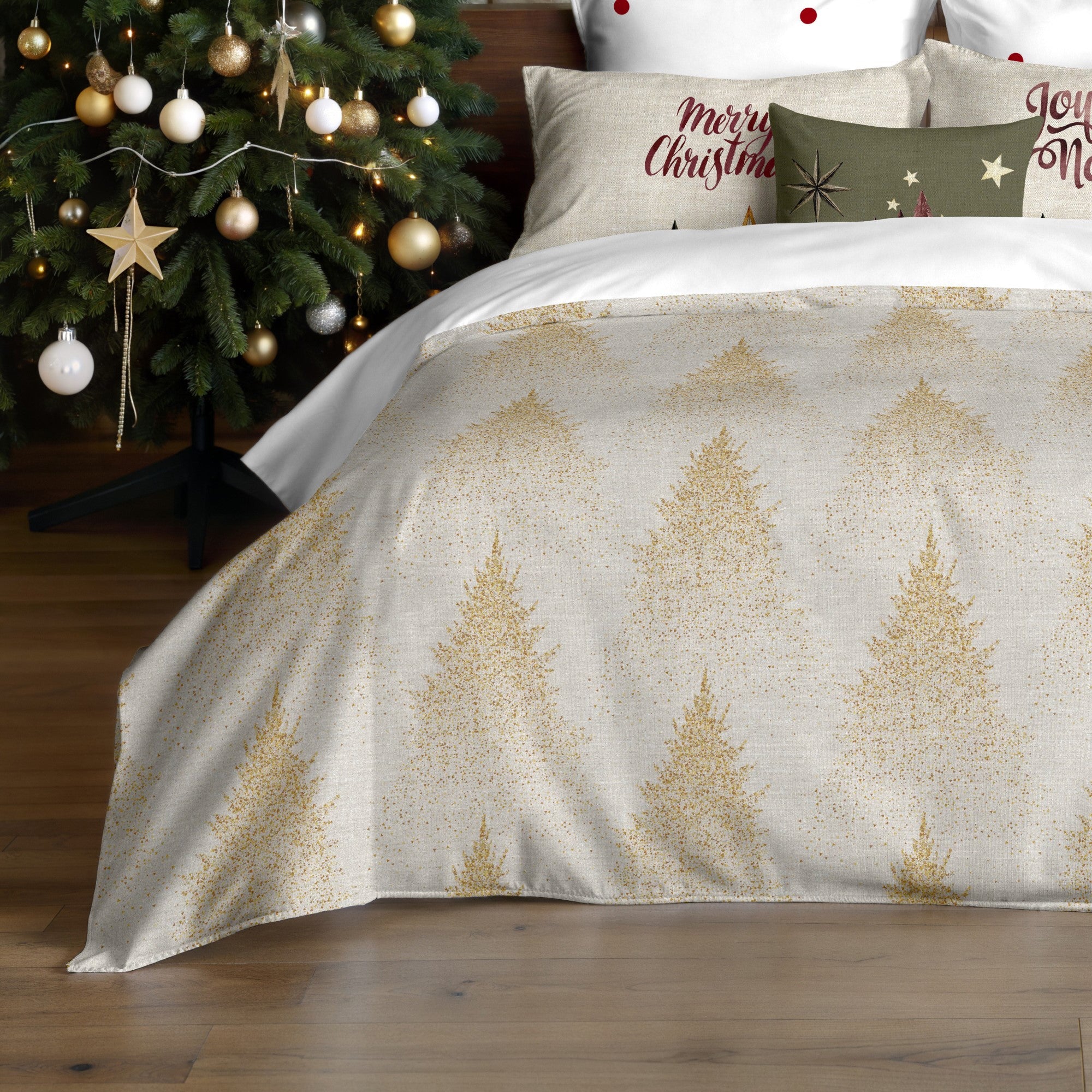 Housse de couette à clics 100% coton Laponia 14