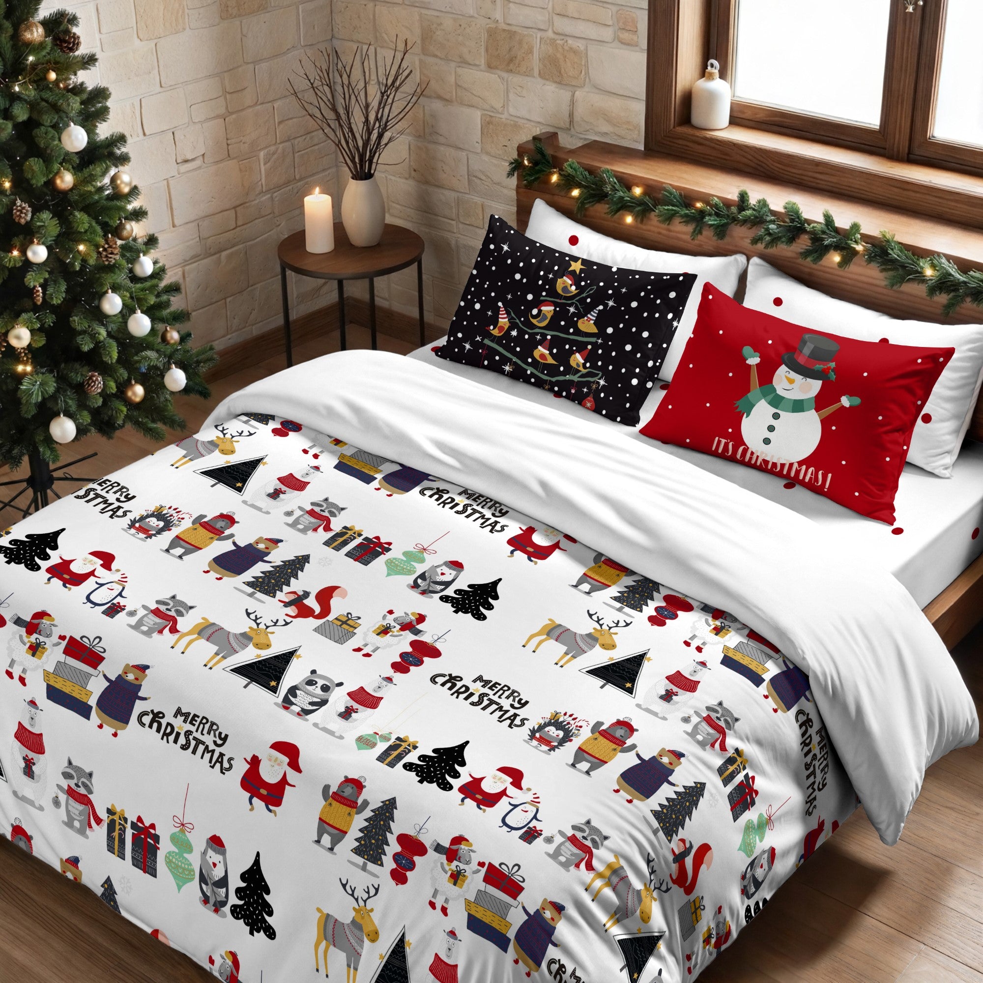 Housse de couette à clics 100% coton Laponia 17