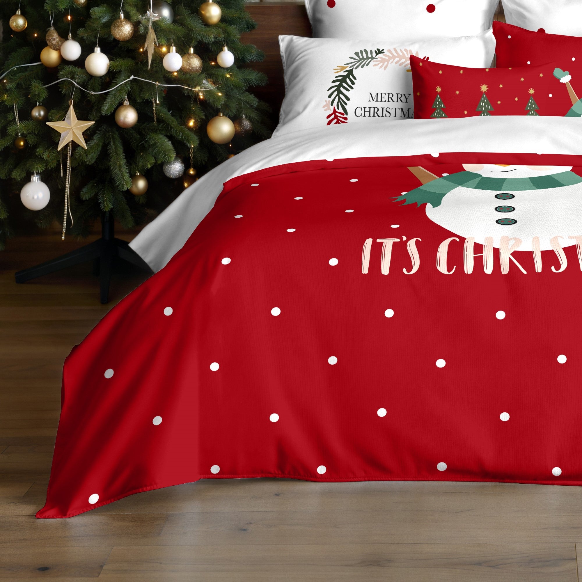 Duvet cover with clicks 100% cotton Lapland 20