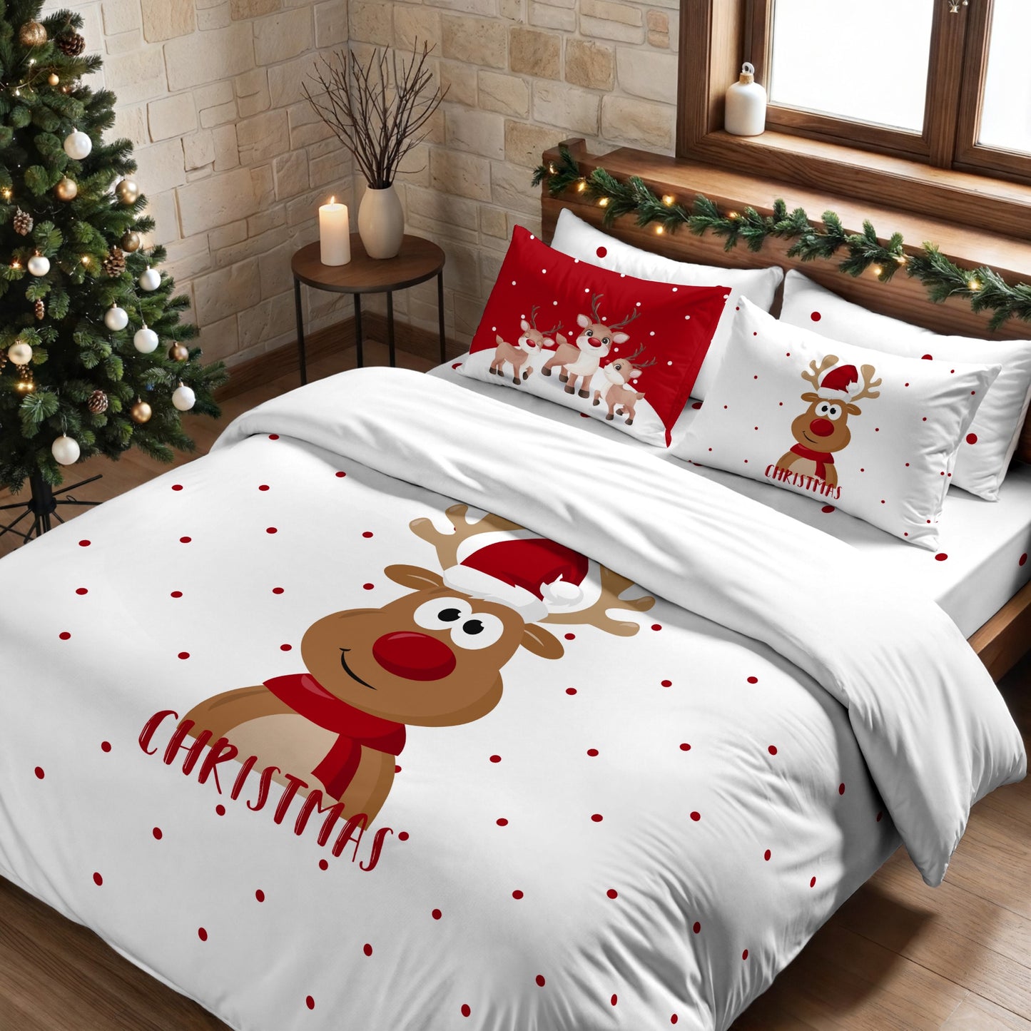Housse de couette à clics 100% coton Laponia 21
