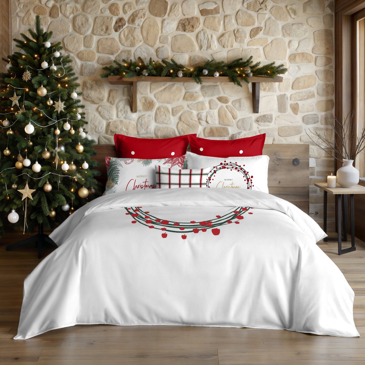 Housse de couette à clics 100% coton Laponia 23