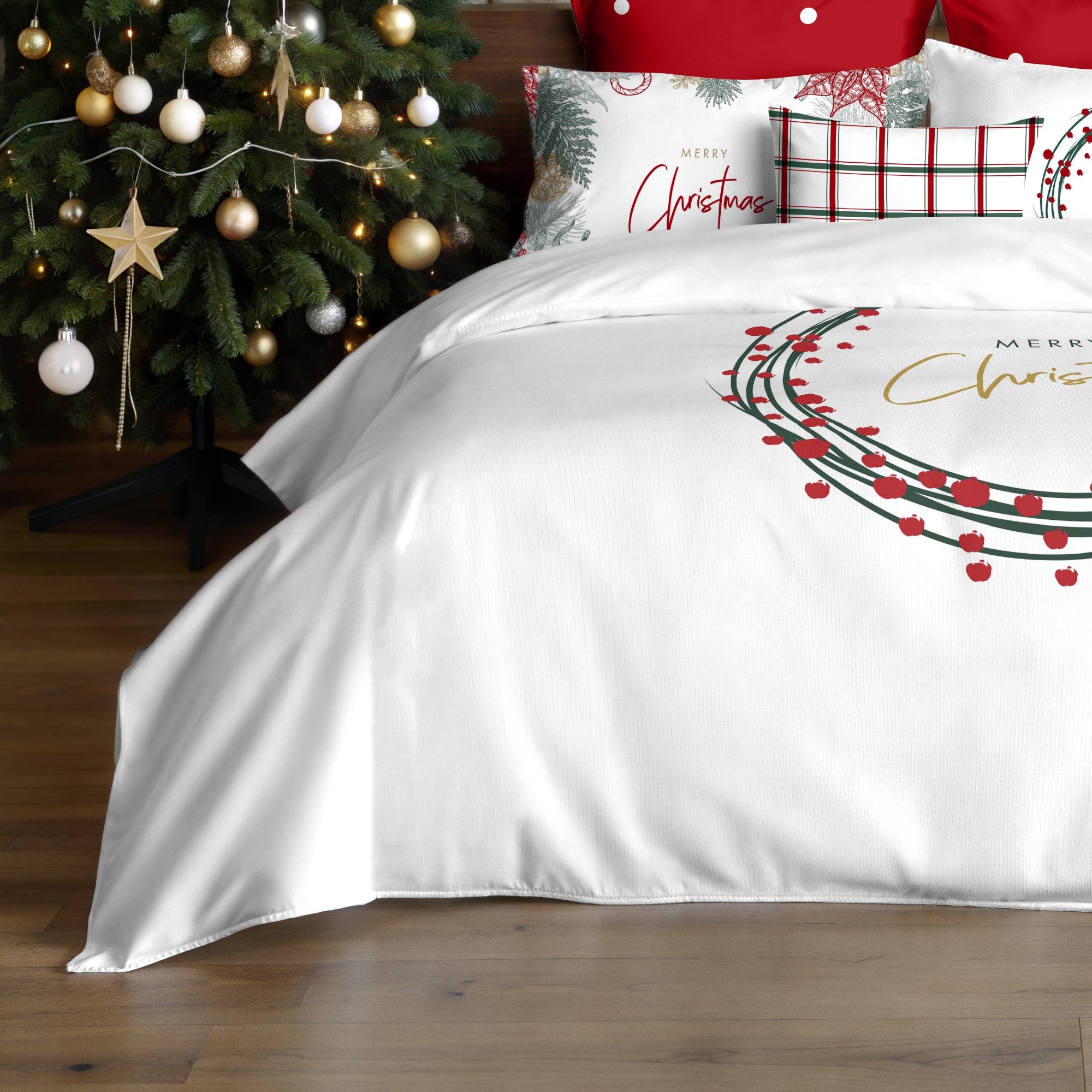 Duvet cover with clicks 100% cotton Lapland 23