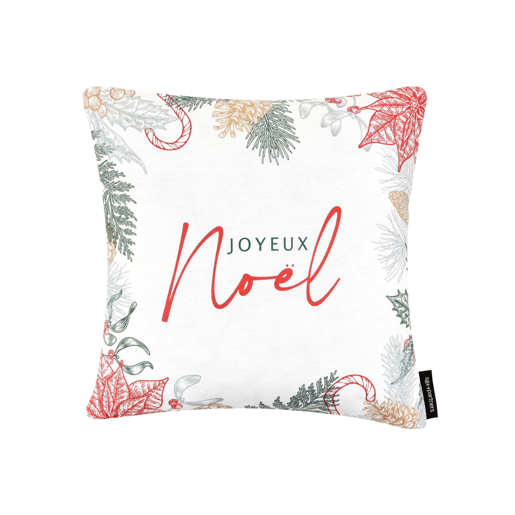 Cushion cover 100% cotton Laponia 41 Français 50x50 cm