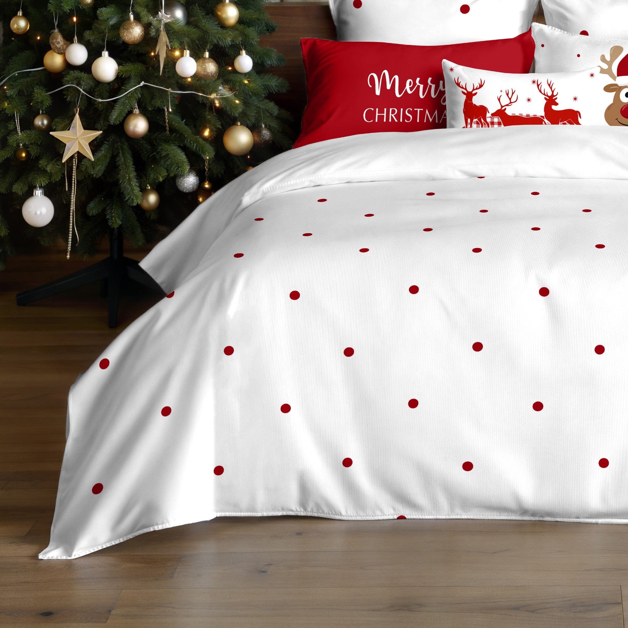 Duvet cover with clicks 100% cotton Lapland 47