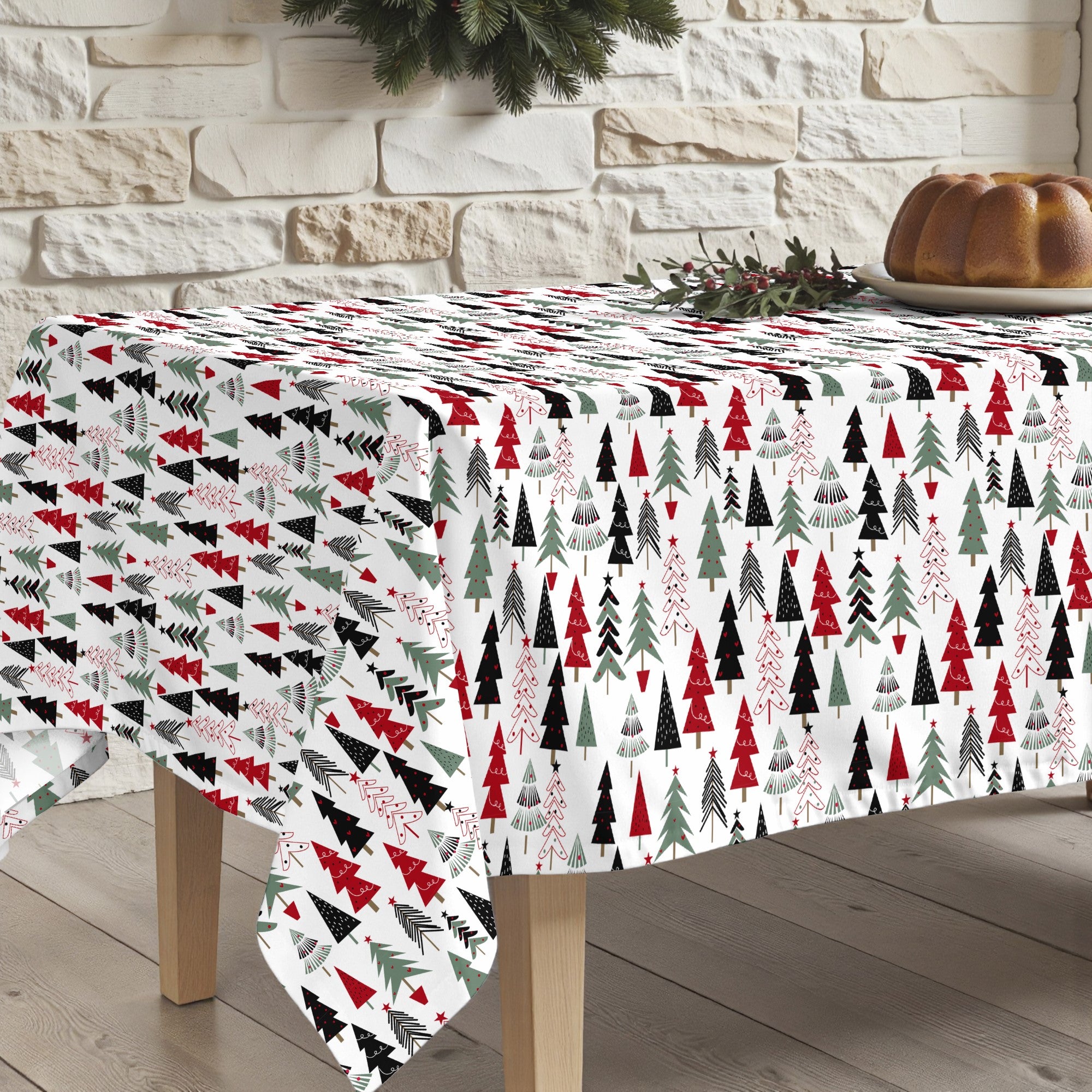 Nappe antitache Noël Laponie 50-100