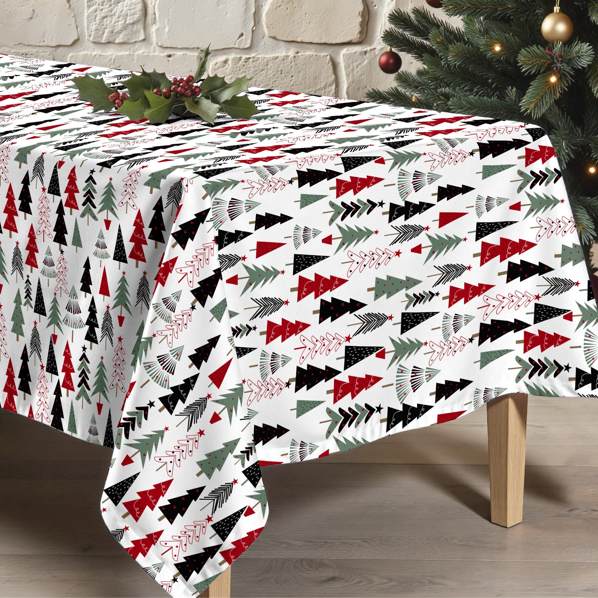 Nappe antitache Noël Laponie 50-100