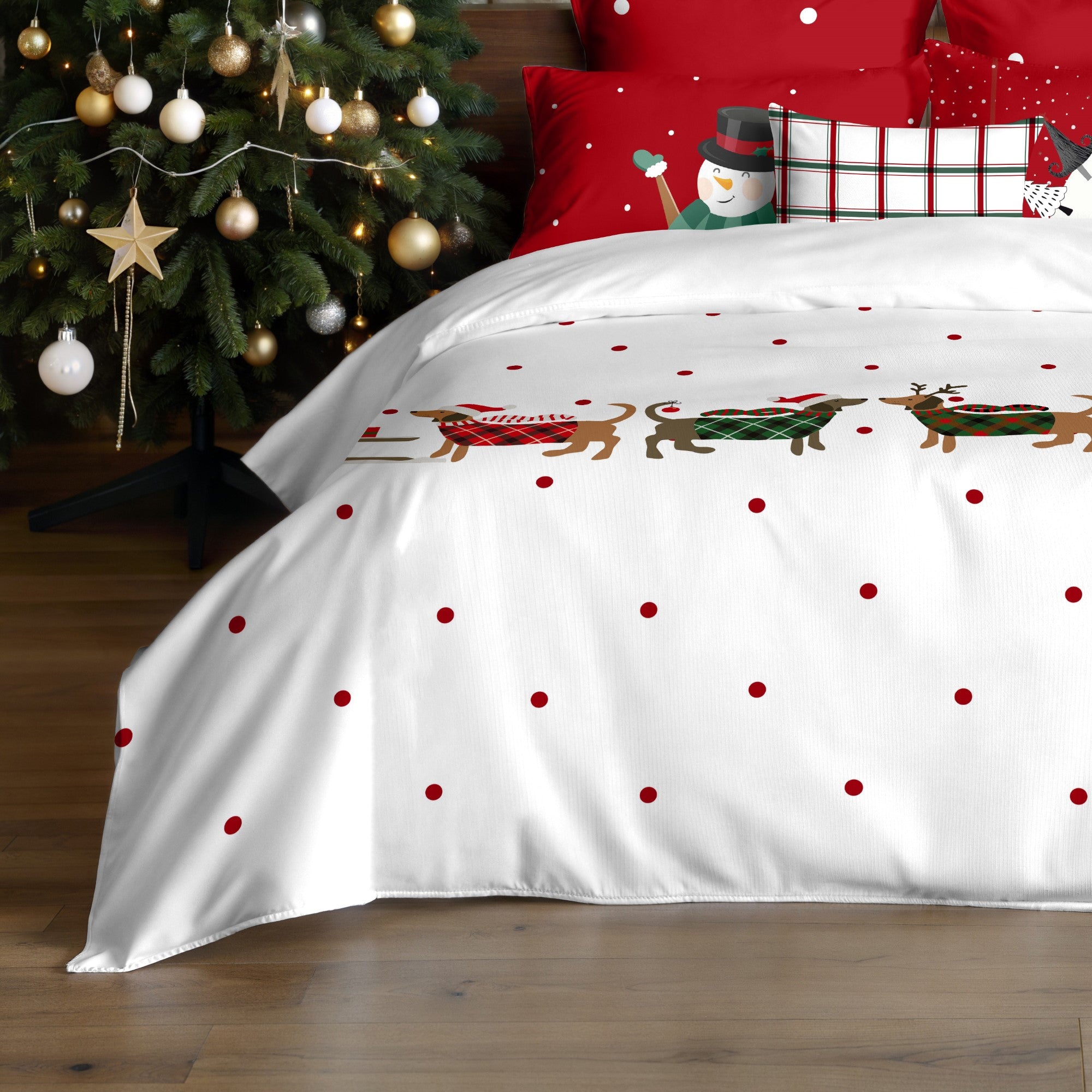 Duvet cover with clicks 100% cotton Lapland 51