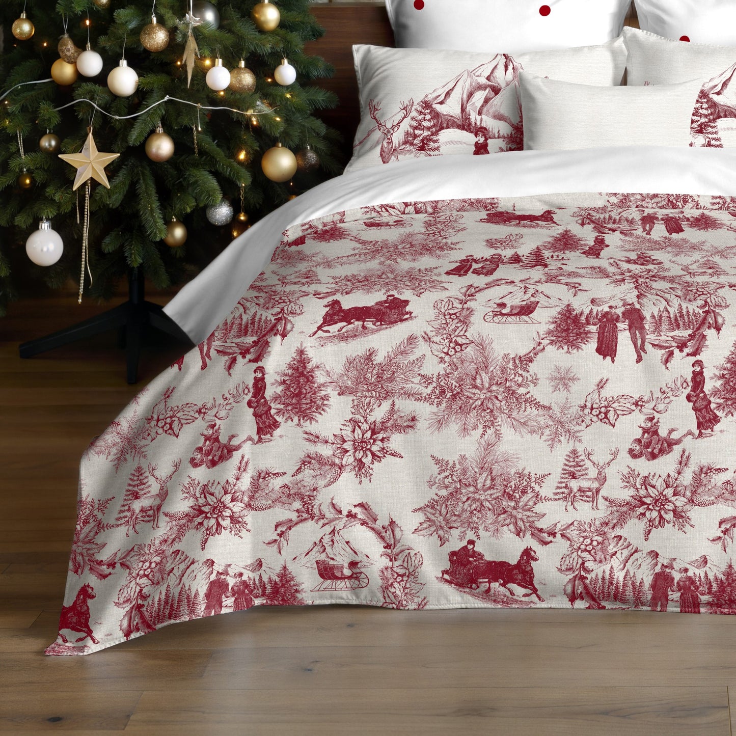 Housse de couette à clics 100% coton Laponia 60