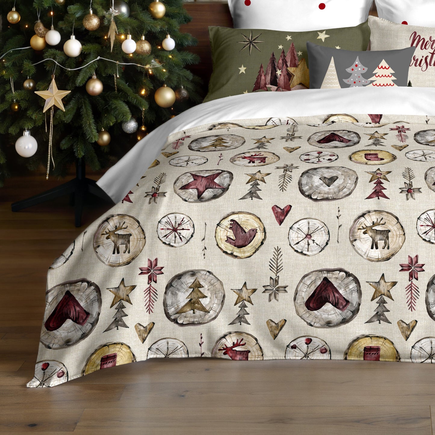 Housse de couette à clics 100% coton Laponia 61
