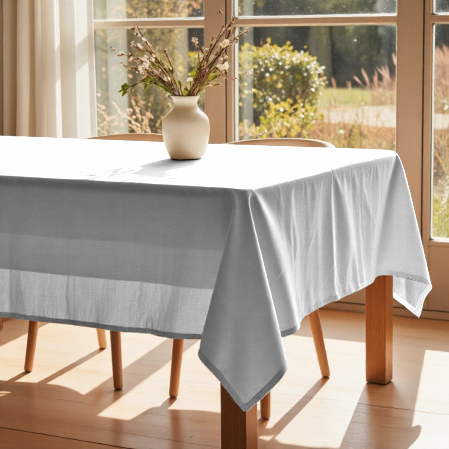 Mantel antimanchas XL Liso blanco 103