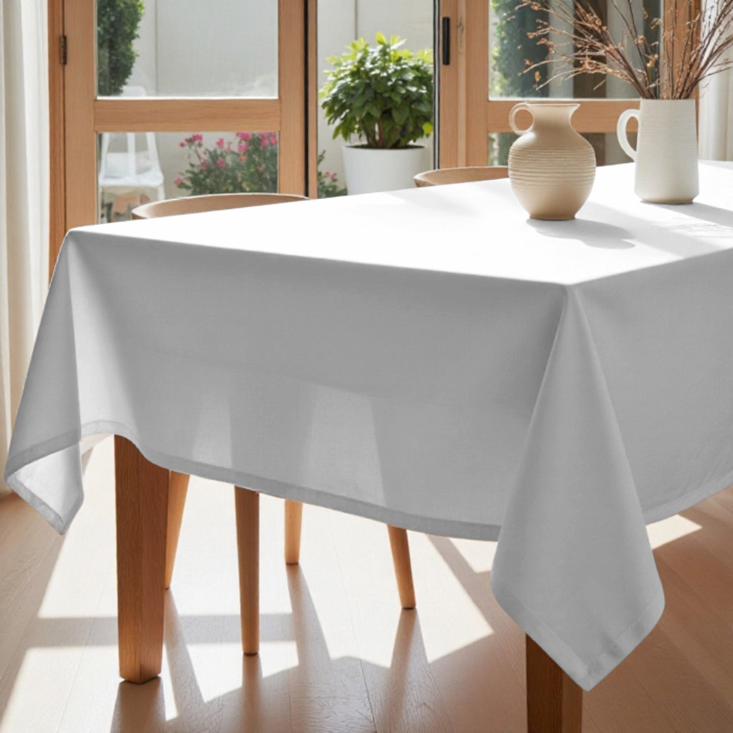 Mantel antimanchas XL Liso blanco 103