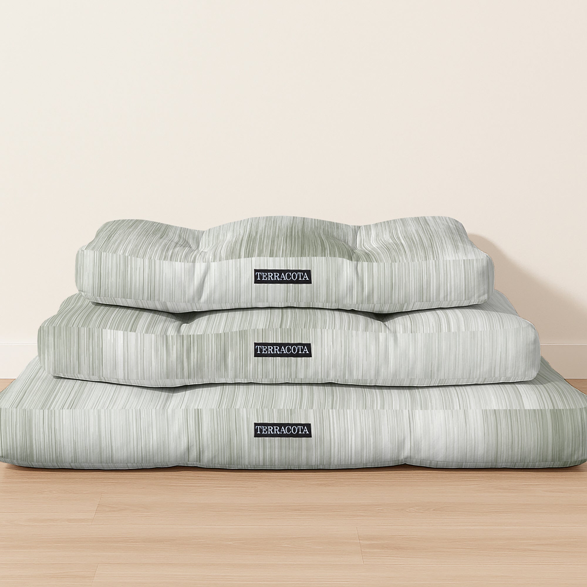 Cama para mascotas gruesa y acolchada antimanchas Lluc Verde